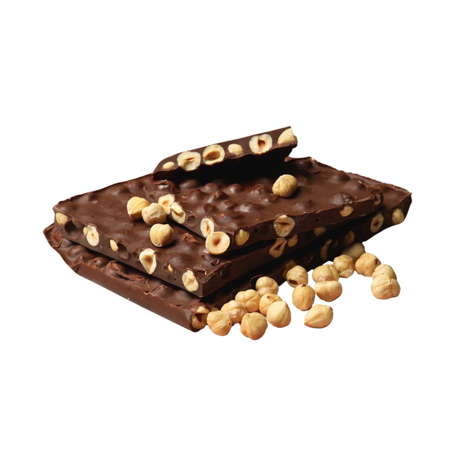 Anthap Luxury Milk Chocolate Slab With Roasted Hazelnut