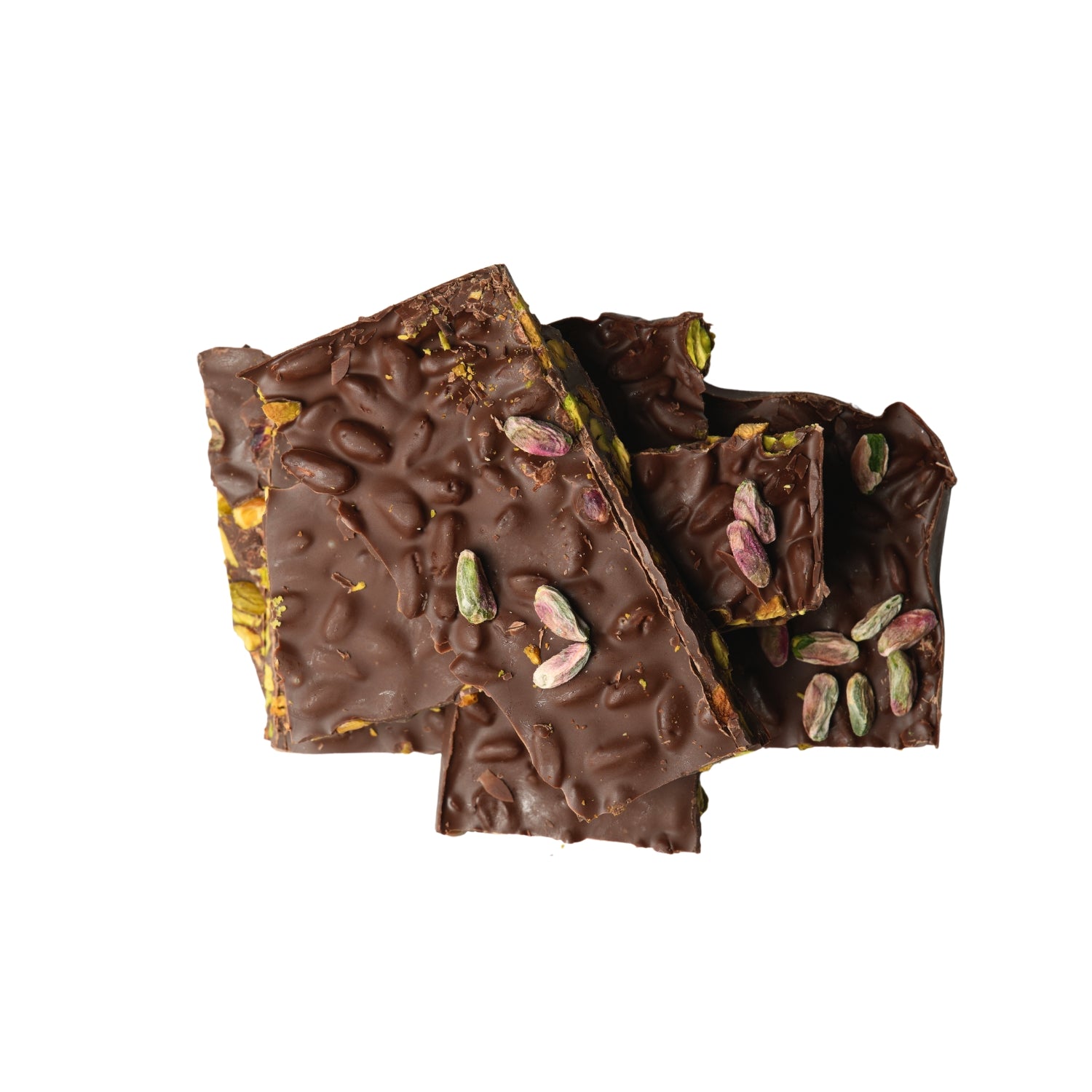 Anthap Luxury Milk Chocolate Slab With Roasted Antep Pistachio Kernel