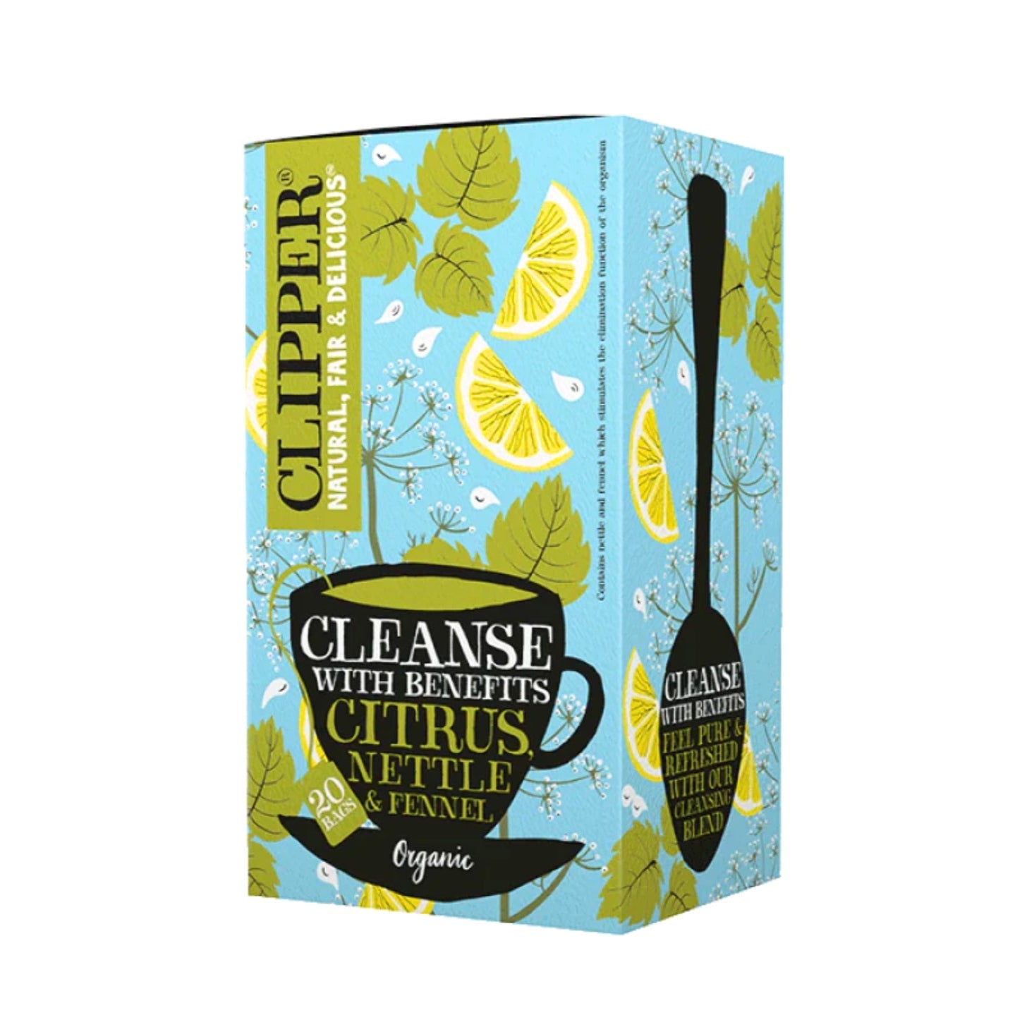 Clipper Tea - Cleanse With Benefits Citrus, Nettle & Fennel Organic