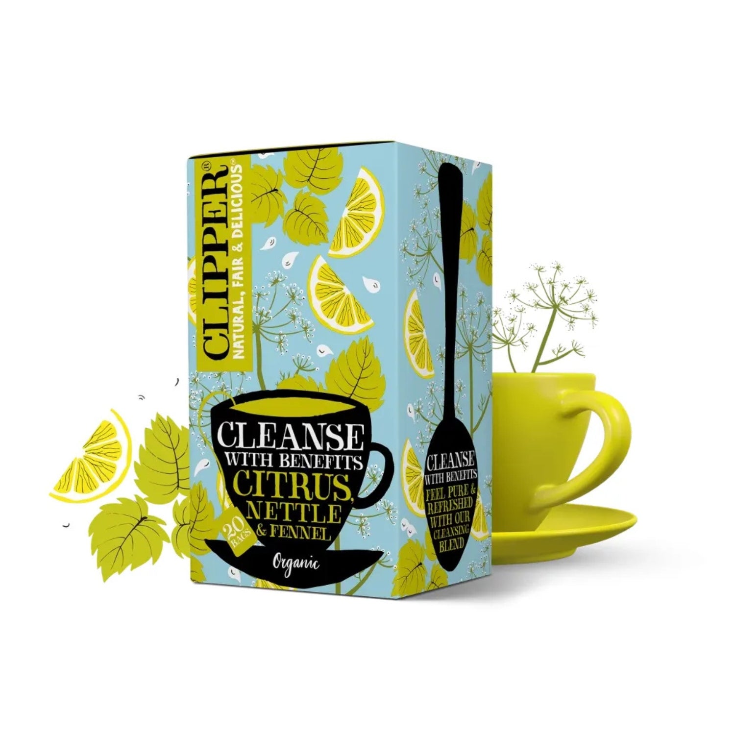 Clipper Tea - Cleanse With Benefits Citrus, Nettle & Fennel Organic