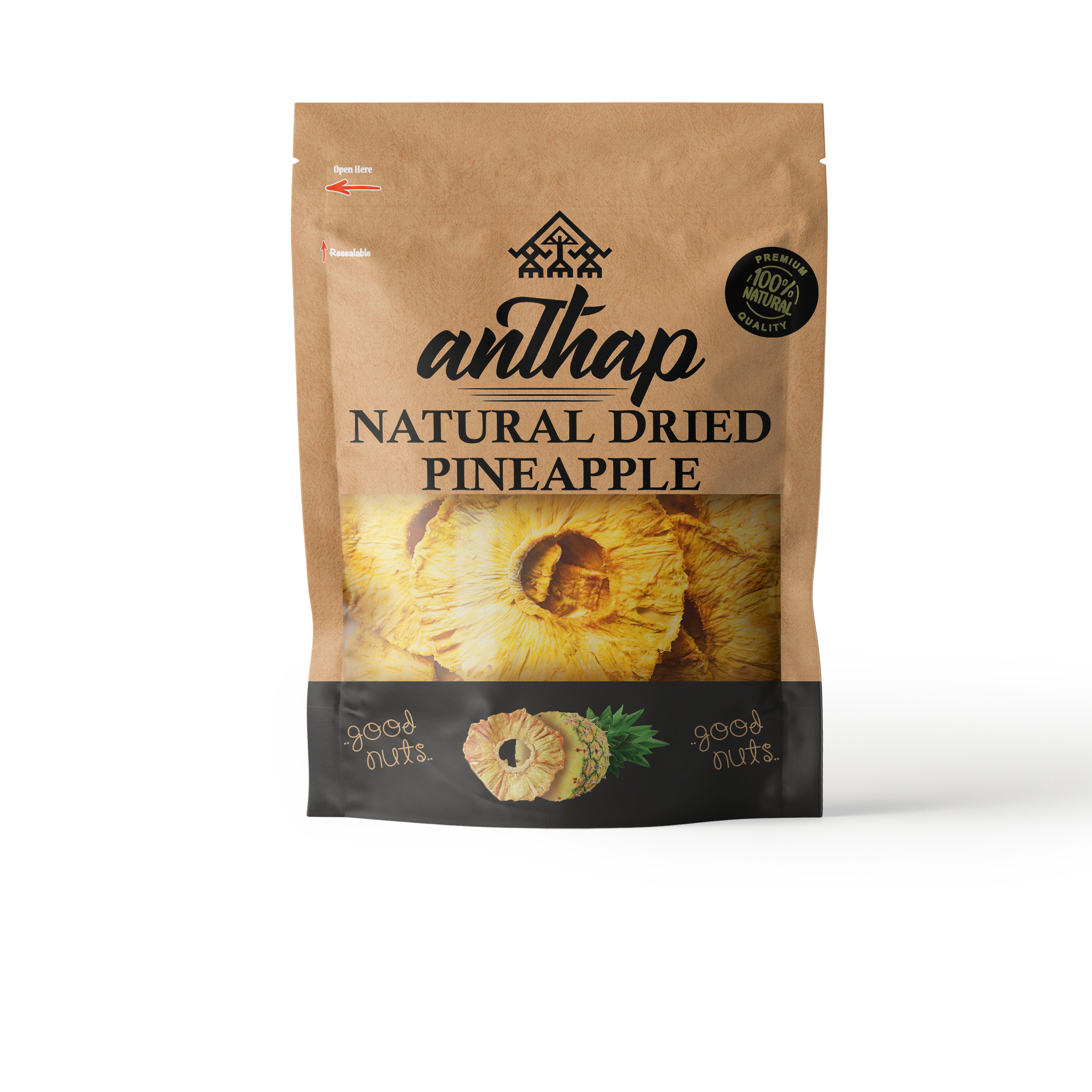 Anthap 100% Natural Dried Ring Pineapple