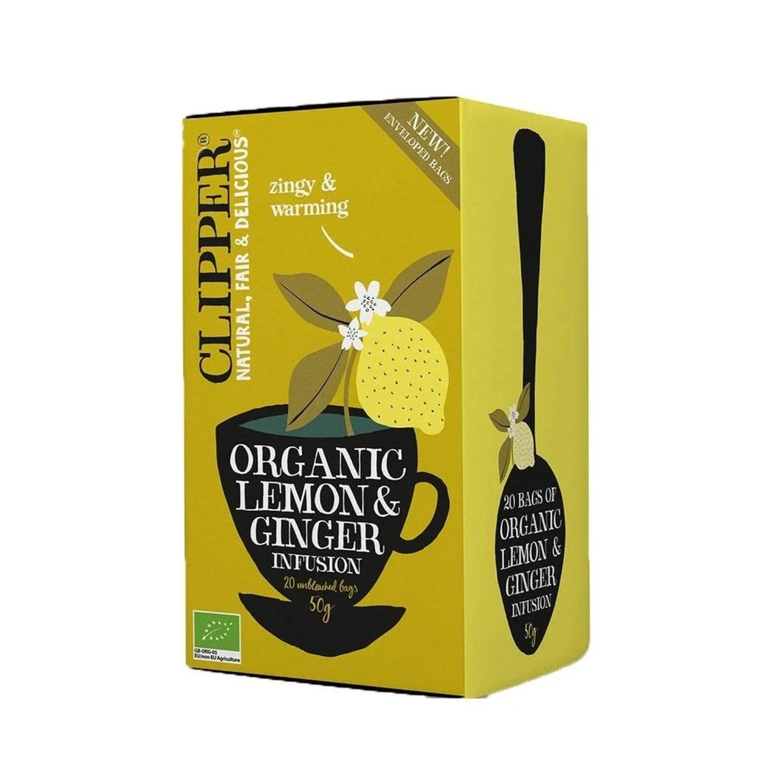 Clipper Tea - Organic Lemon Ginger Infusion