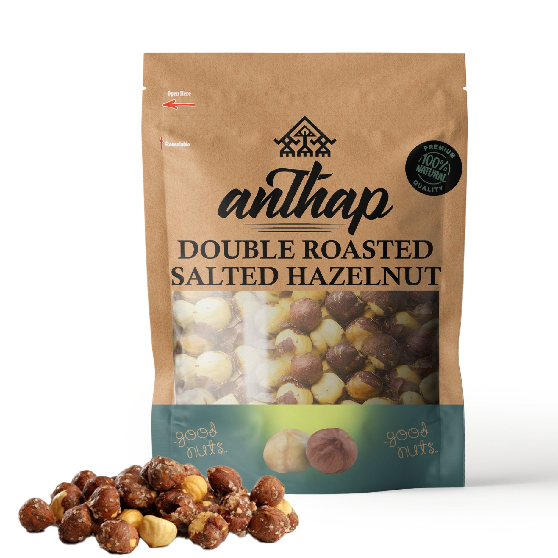 Anthap Double Roasted Salted Hazelnut