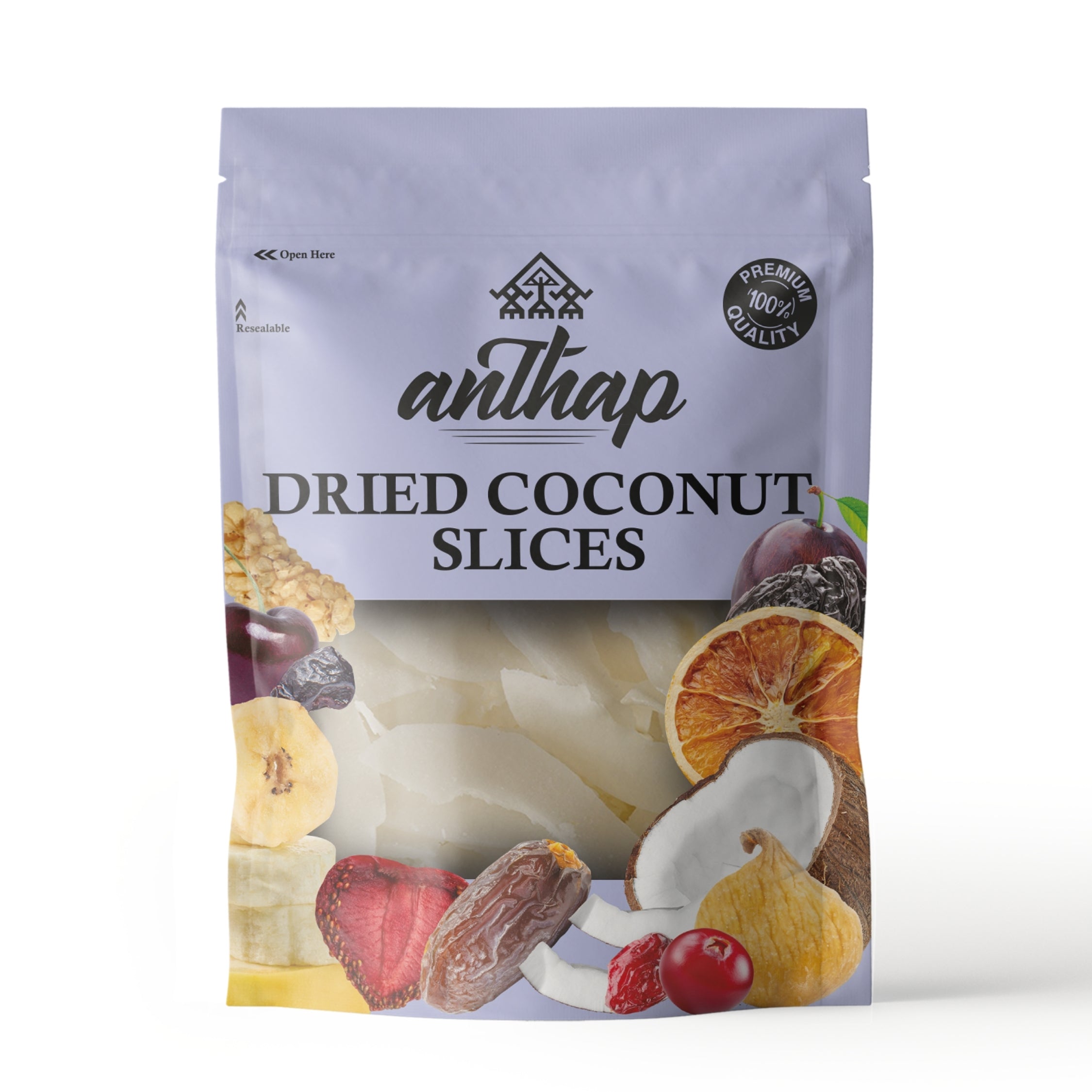 Anthap Dried Coconut Slices/Chips