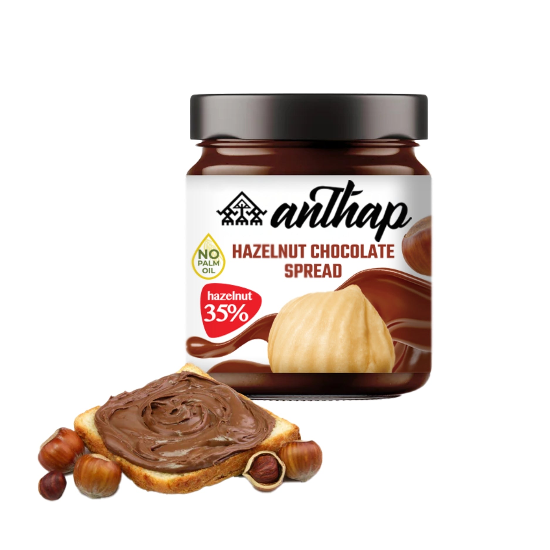 Anthap Hazelnut Chocolate Spread (35% Hazelnut - No Palm Oil)
