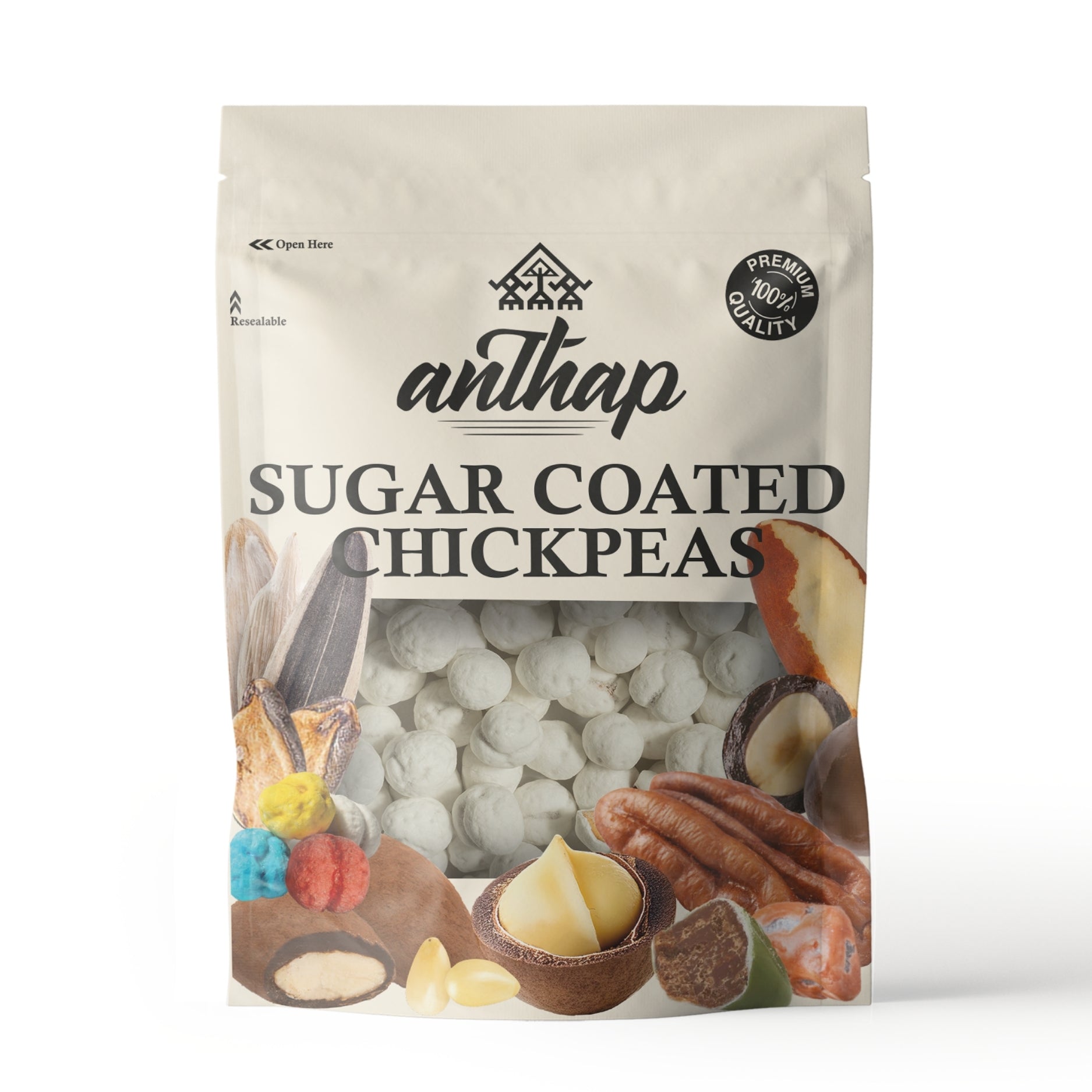 Anthap Sugar Coated Chickpeas (Mardin Style-Less Sugar Coated)