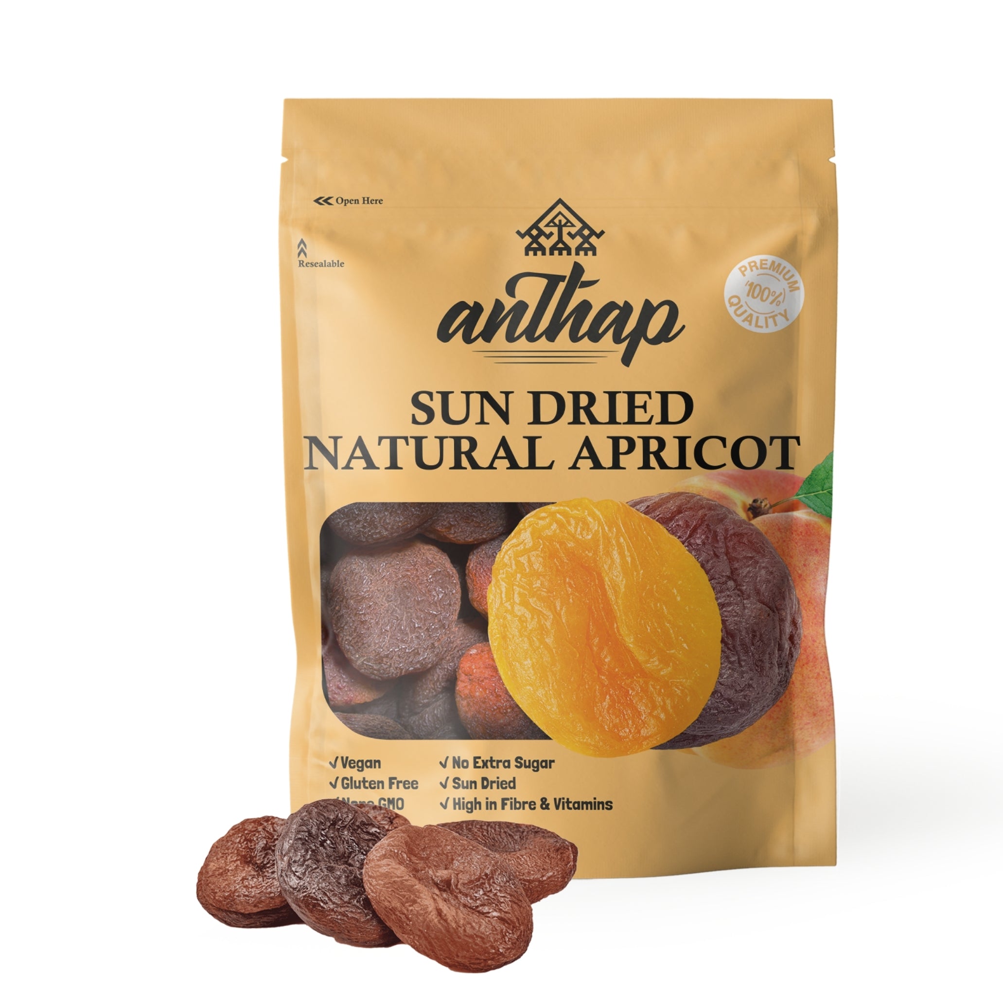 Anthap Jumbo Natural Brown Apricot