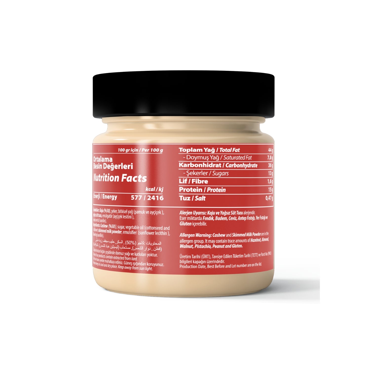 Antebella Cashew Cream 50% Cashew 200g