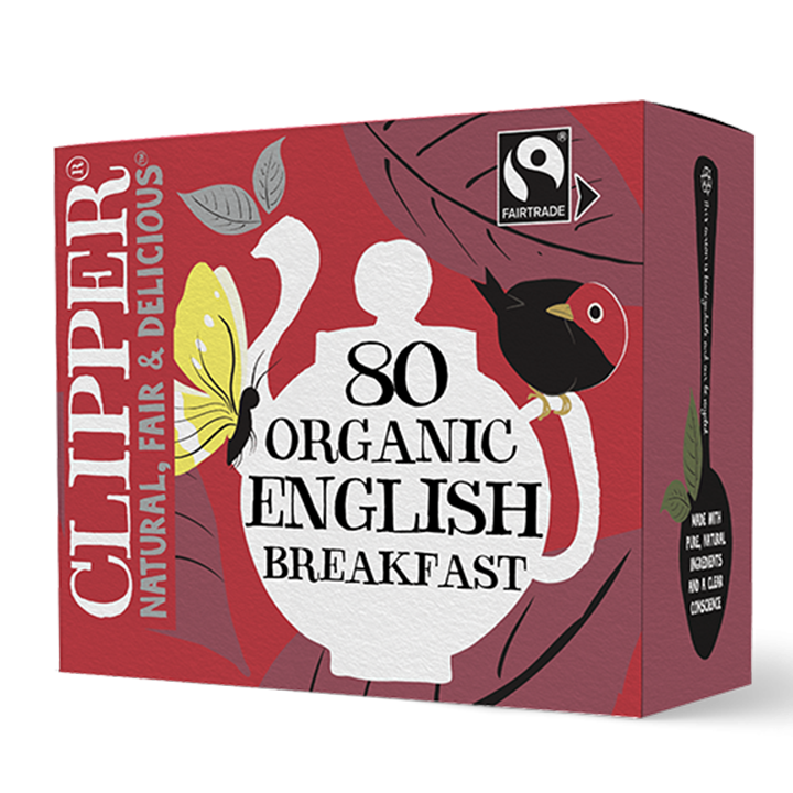 Clipper Tea - Organic English Breakfast 80 Tea Bags