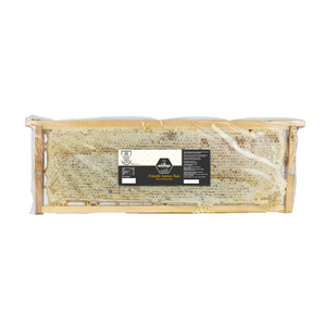 Beeswax product with a label on a white background