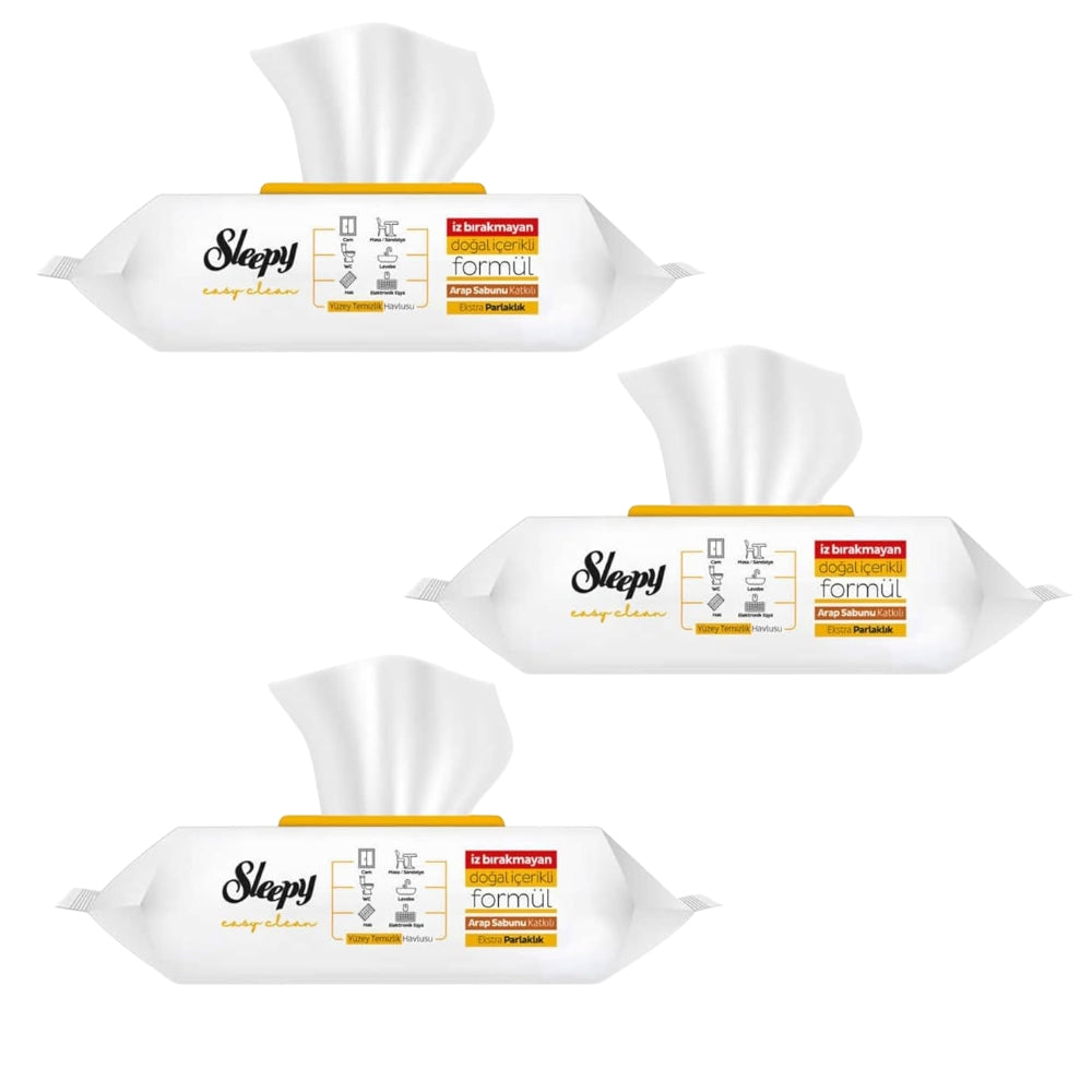 Sleepy Multi-Surface Cleaning Wipes - Herbal Soap, 100 pcs
