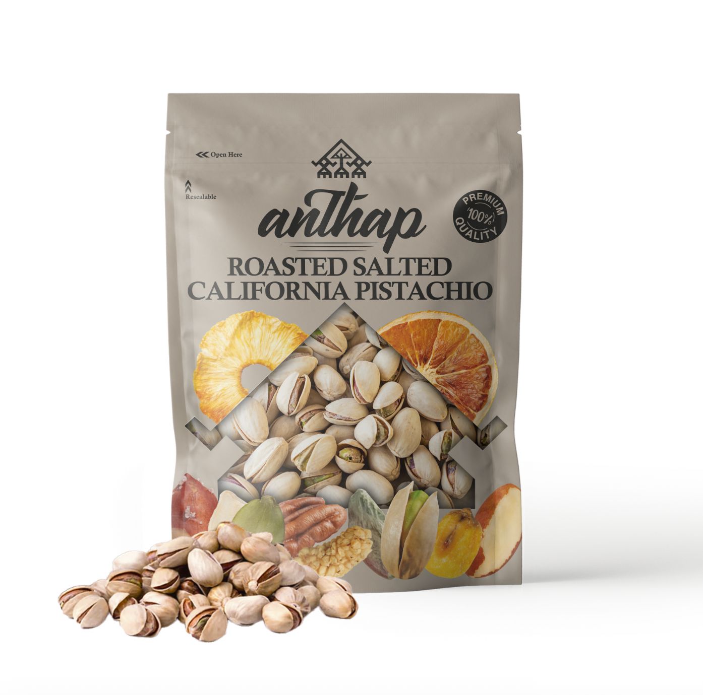 Anthap Roasted Salted California Pistachio