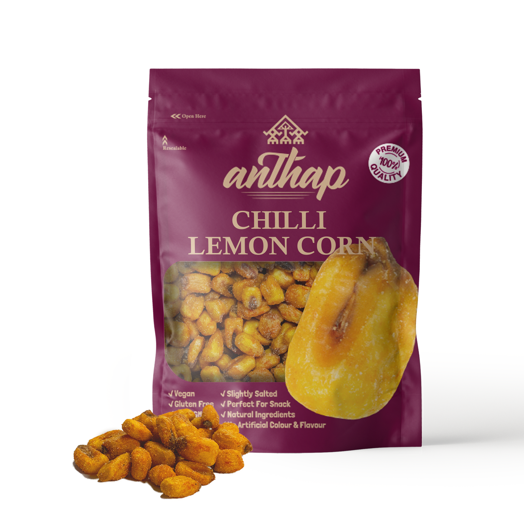 Anthap Chilli Lemon Corn No Palm Oil