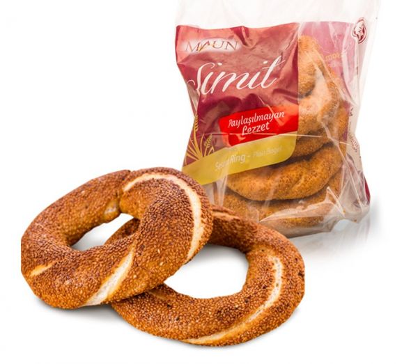 Maun Classic Simit (Turkish Bagel) With Sesame Seeds 5 pcs (550g)