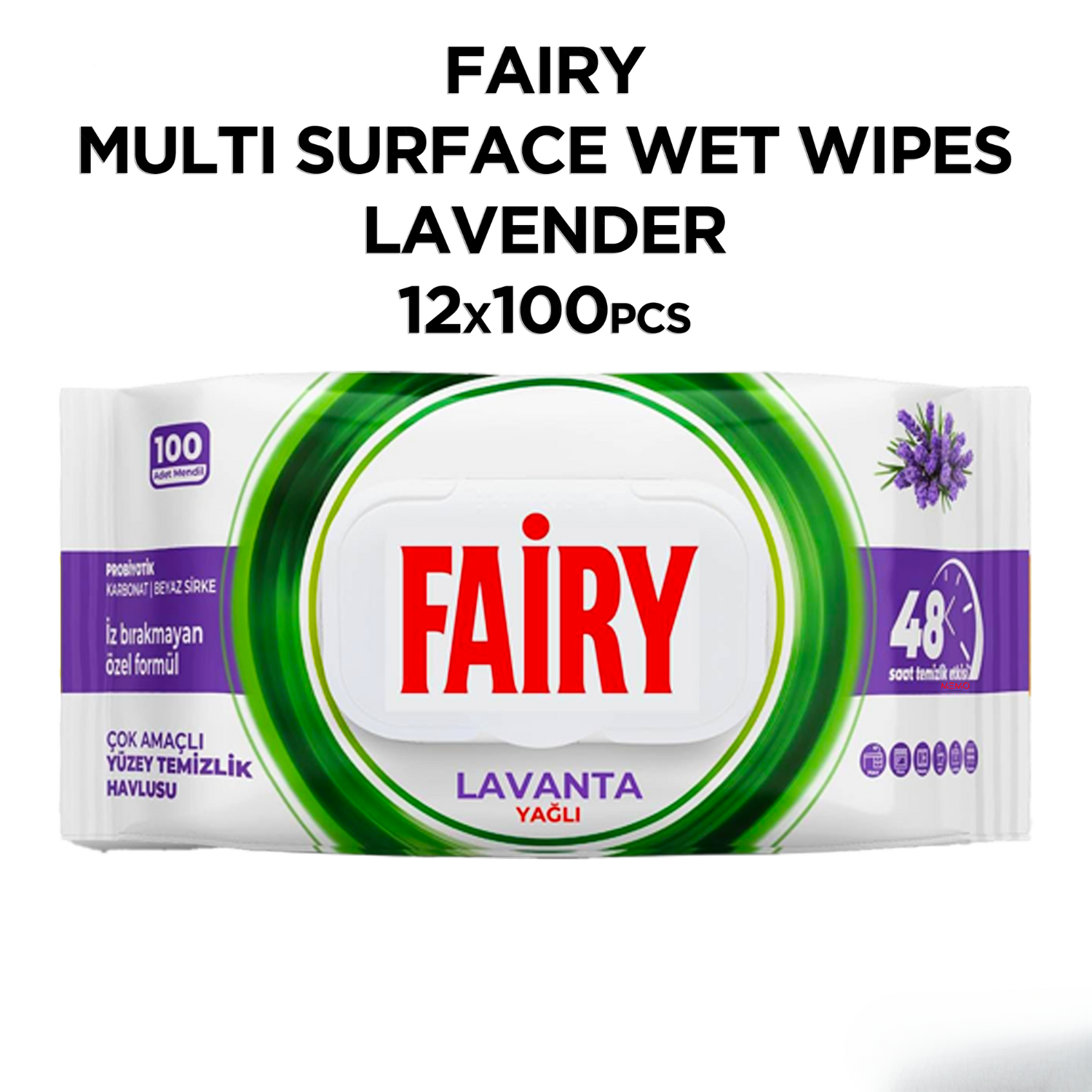 Fairy Multi Surface Wet Wipes Lavender