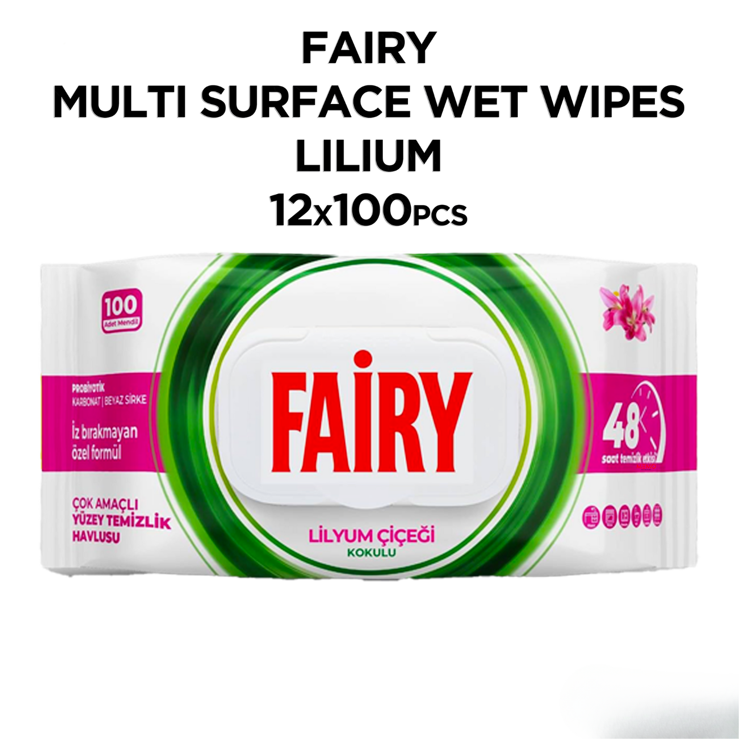 Fairy Multi Surface Wet Wipes Lilium