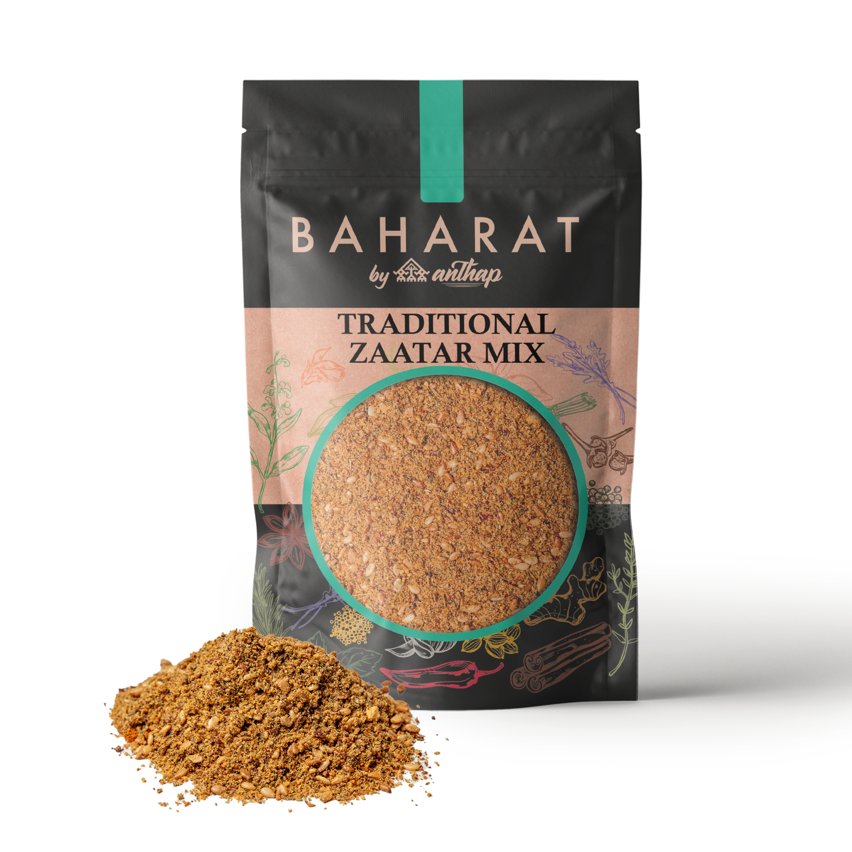 Baharat by Anthap Natural Traditional Zaatar Mix
