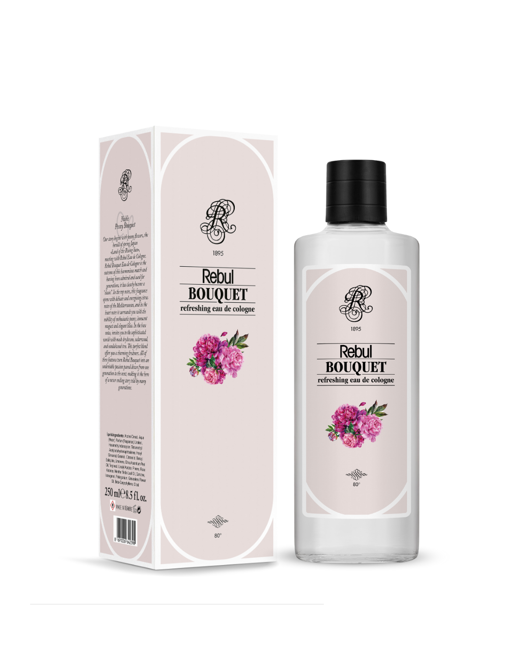 Rebul Bouquet Cologne 250 ml glass bottle