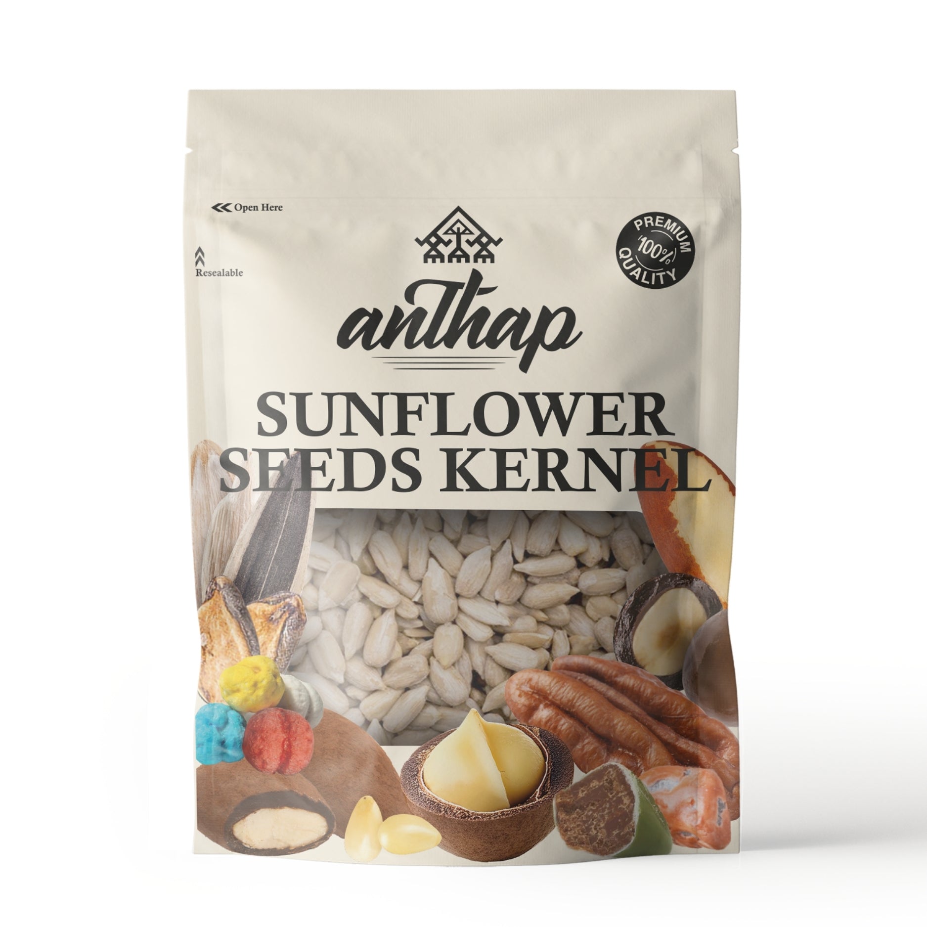 Anthap Raw Sunflower Seeds Kernel