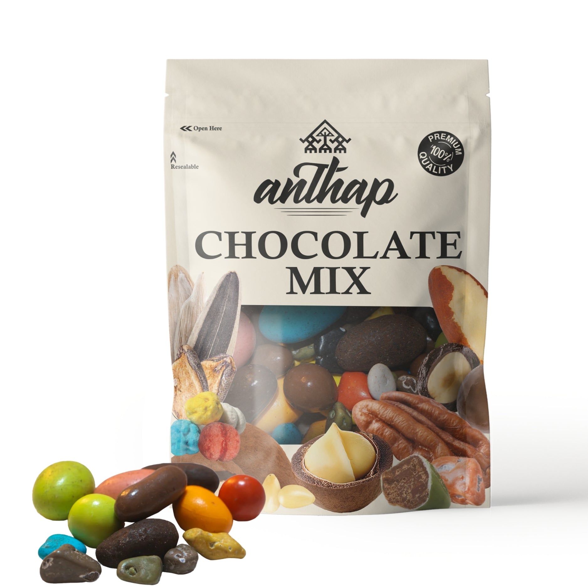 Anthap Mix Chocolate Dragée - Karisik Cikolata Drajesi