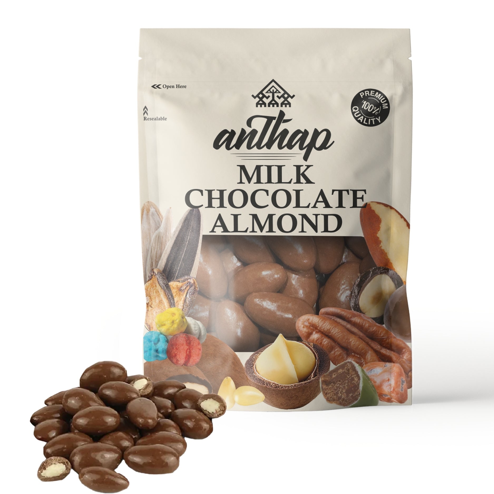 Anthap Luxury Milk Chocolate Almond