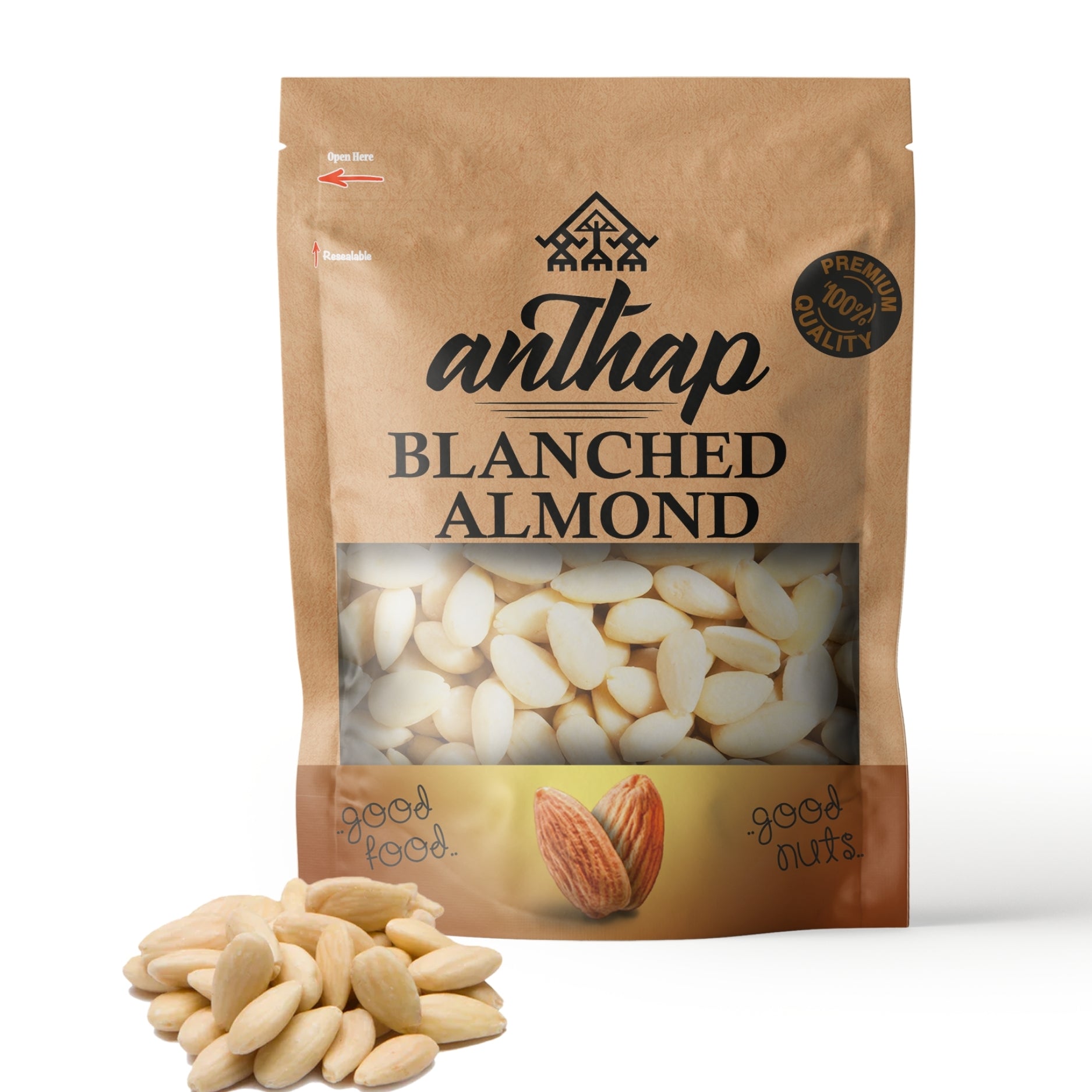 Anthap Raw Blanched Almond