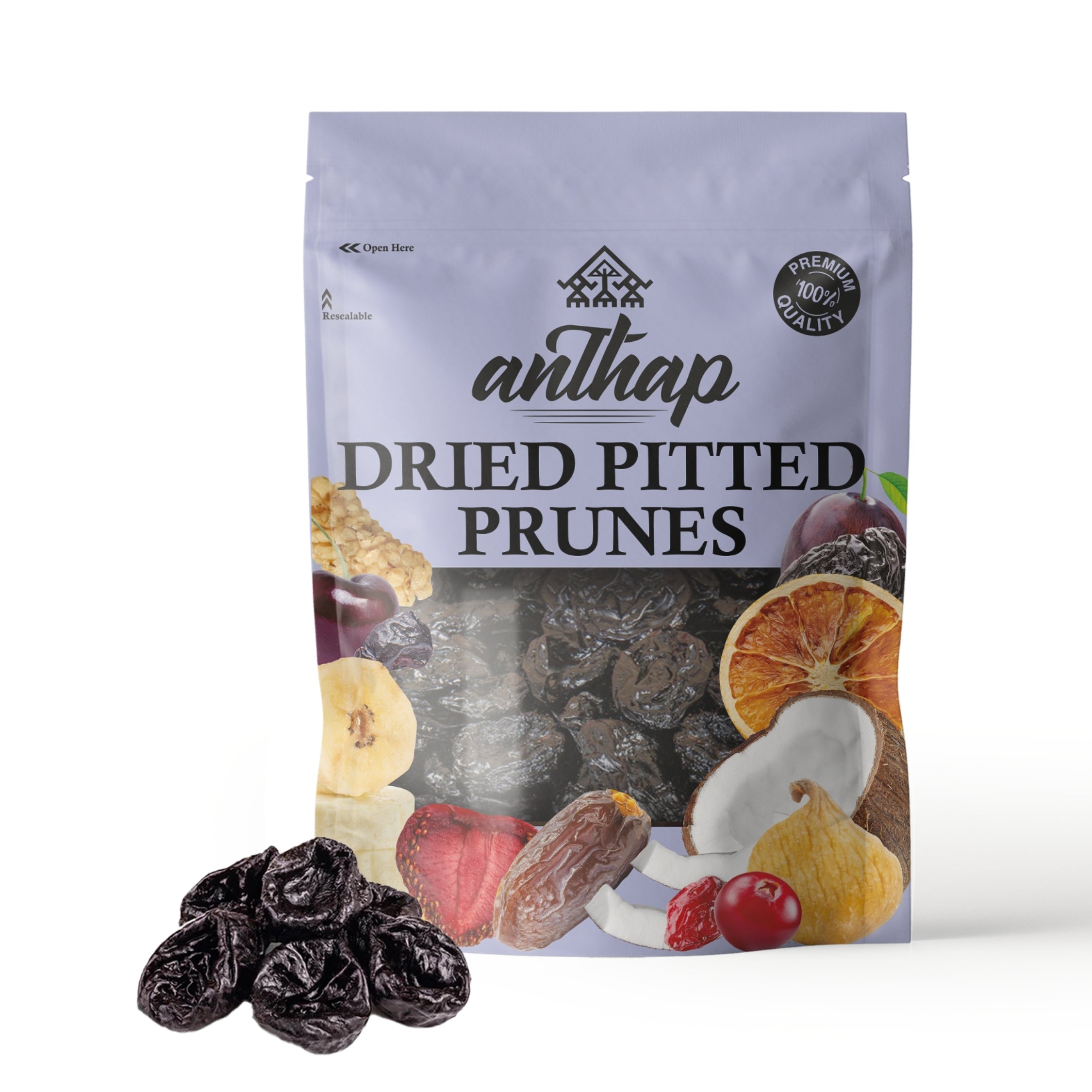 Anthap Dried Pitted Prunes