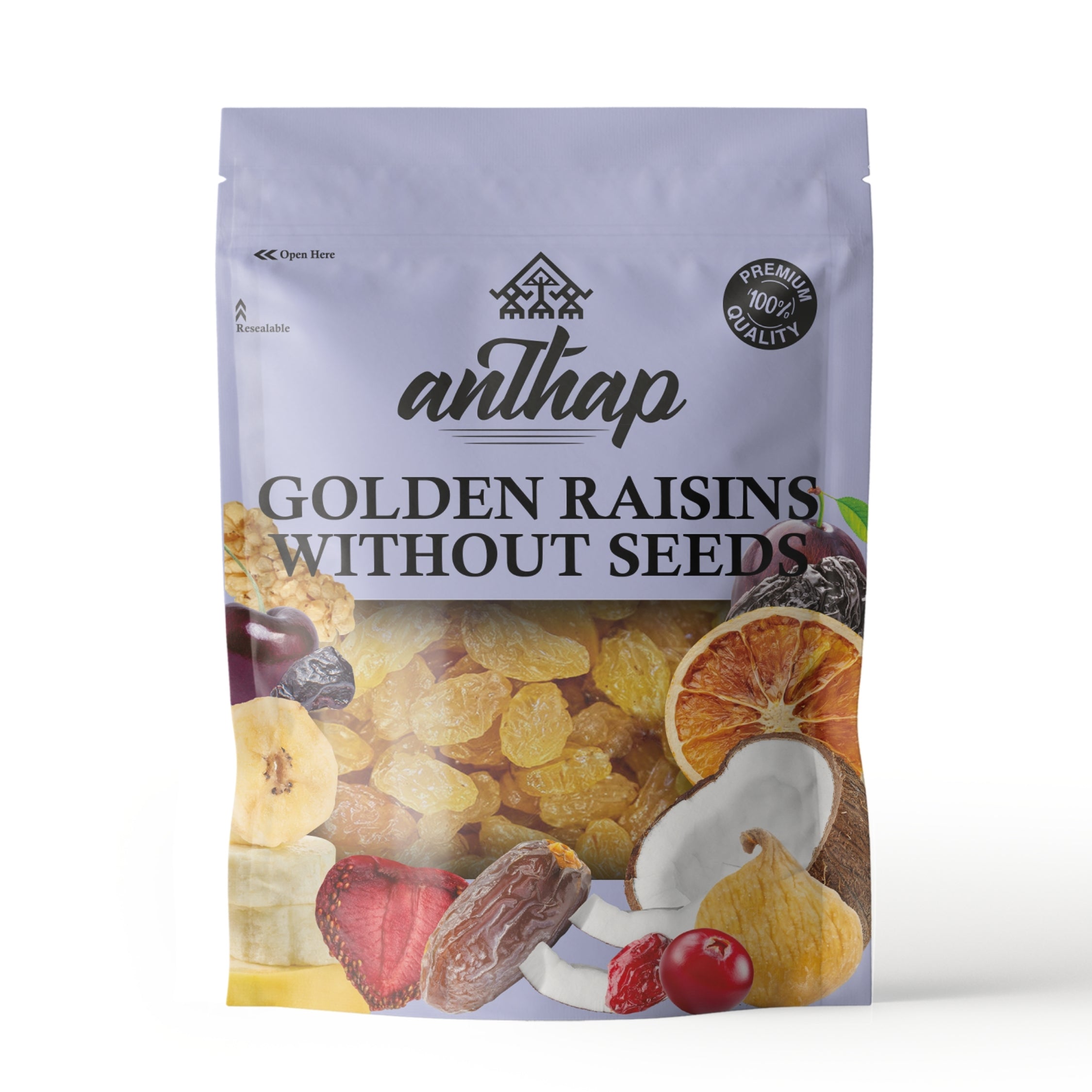 Anthap Golden Sultana Raisins Without Seed