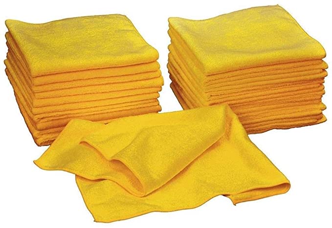 Kirkland Signature Ultra Plush Microfiber Towels, Yellow