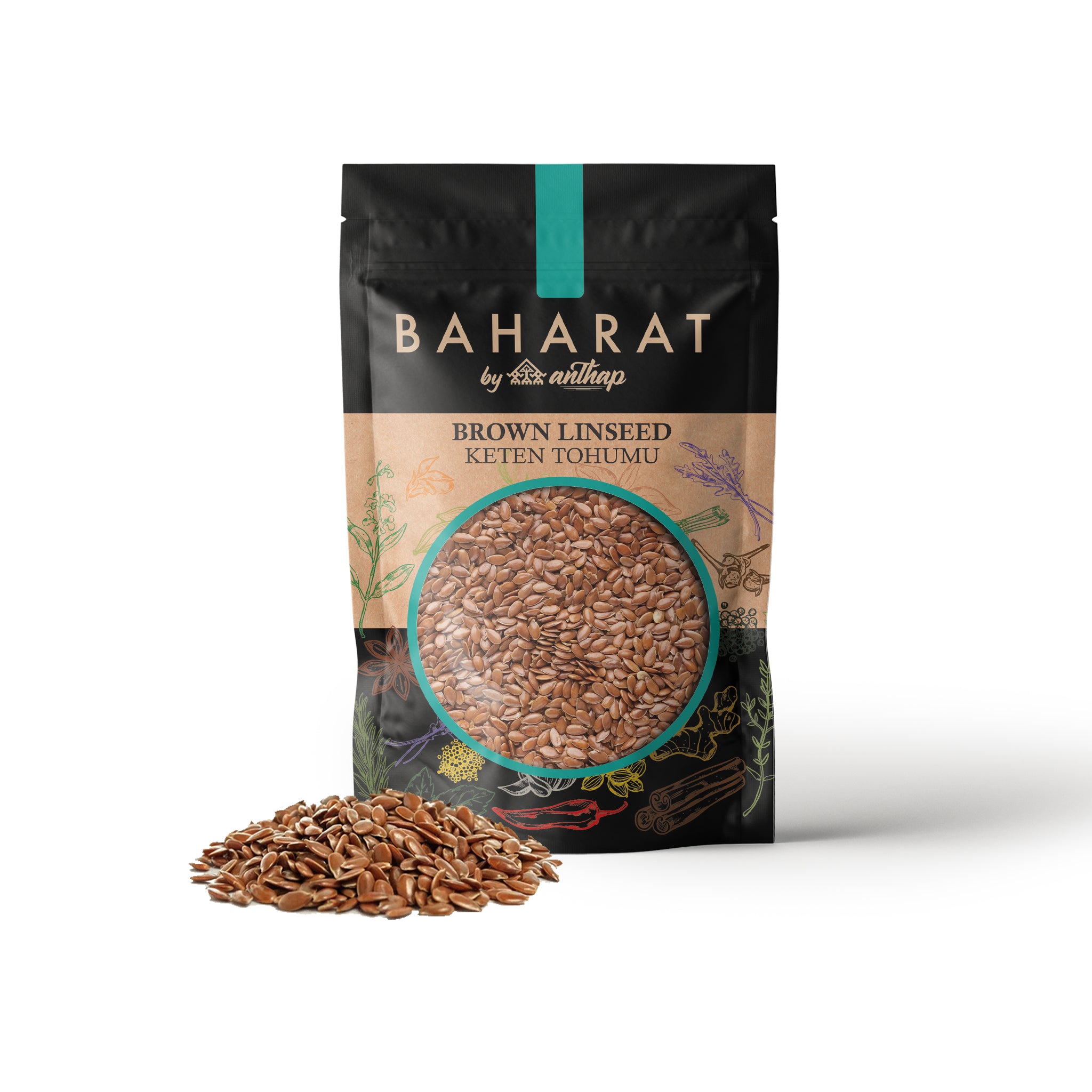 BAHARAT by Anthap Brown Linseed- Dogal Keten Tohumu