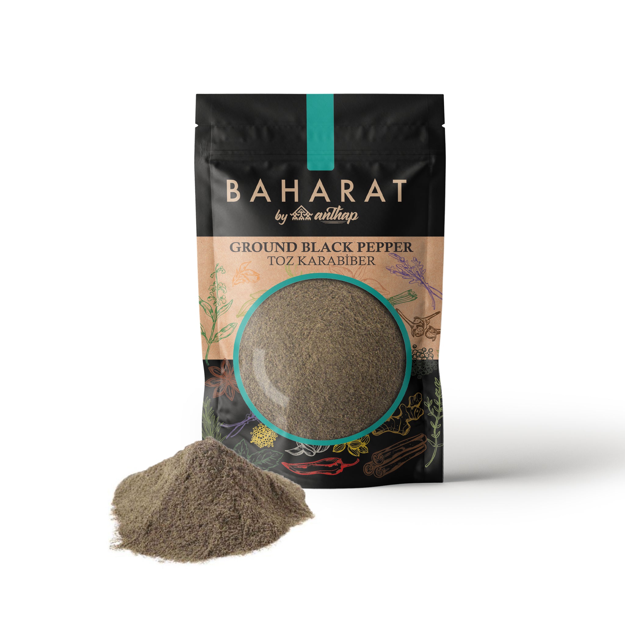 BAHARAT by Anthap Ground Black Pepper - Toz Karabiber