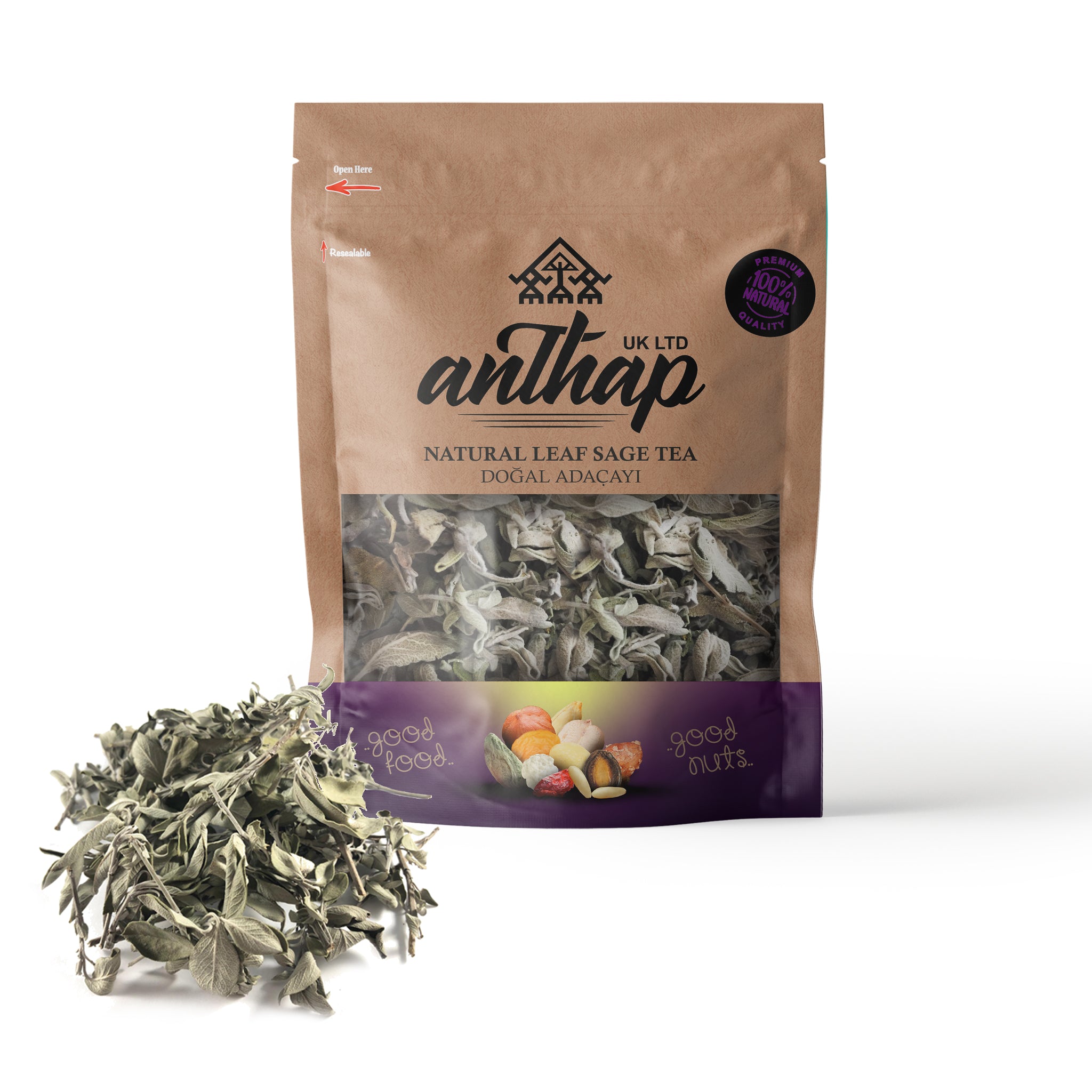BAHARAT by Anthap Natural Loose/Leaf Sage Tea-Dogal Adacayi