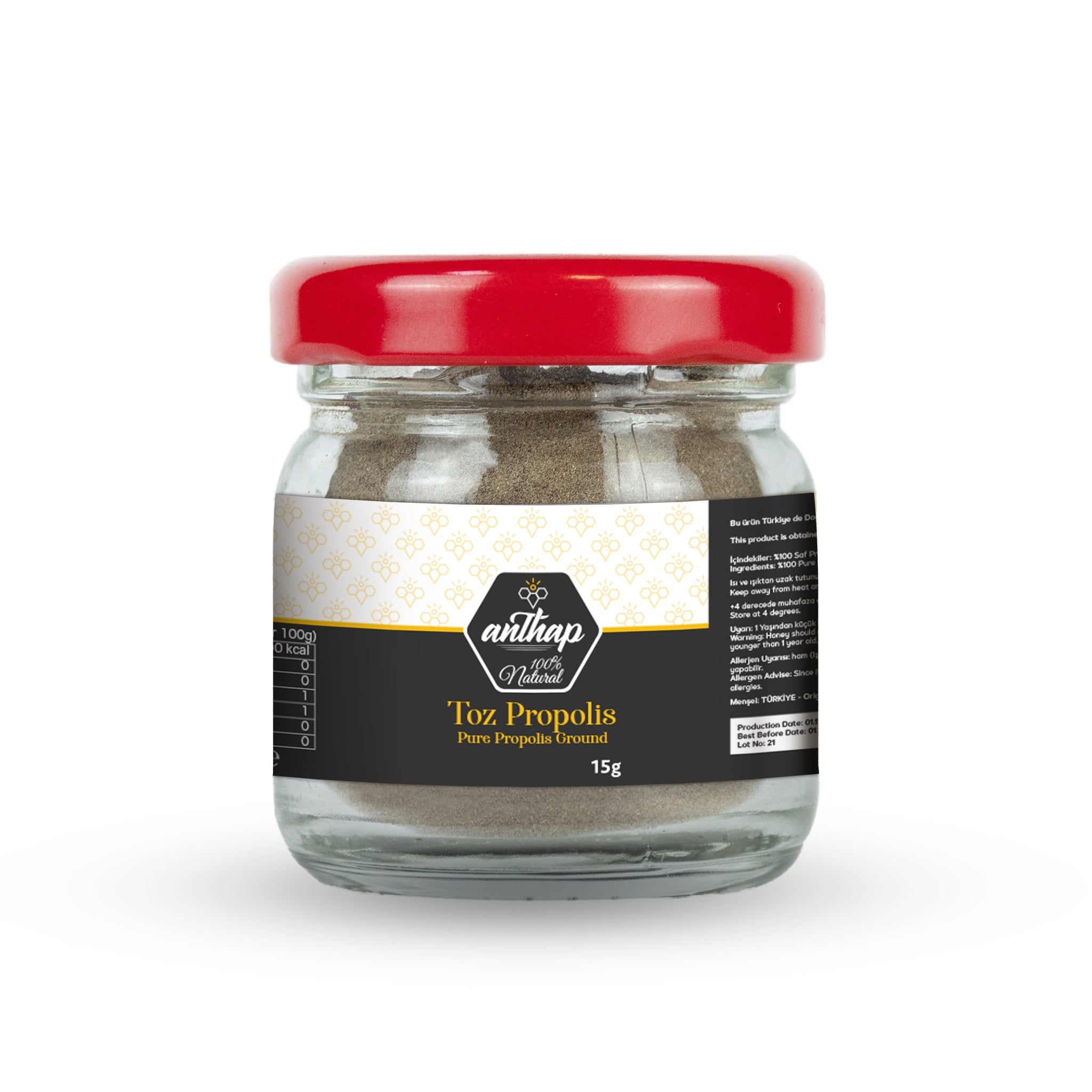 %100 Natural Pure Ground Propolis