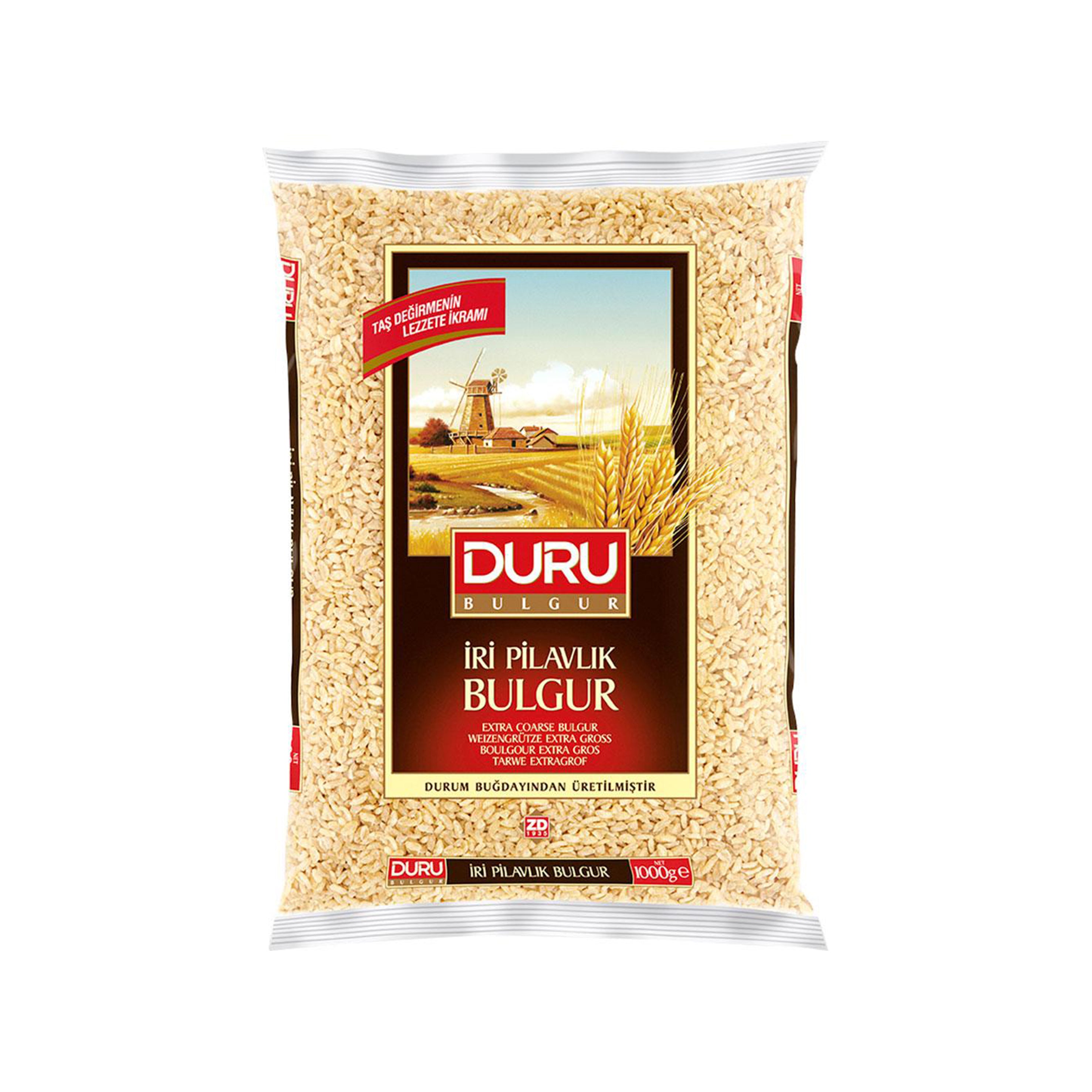 DURU Extra Course Bulgur (Iri Pilavlik Bulgur) 1KG