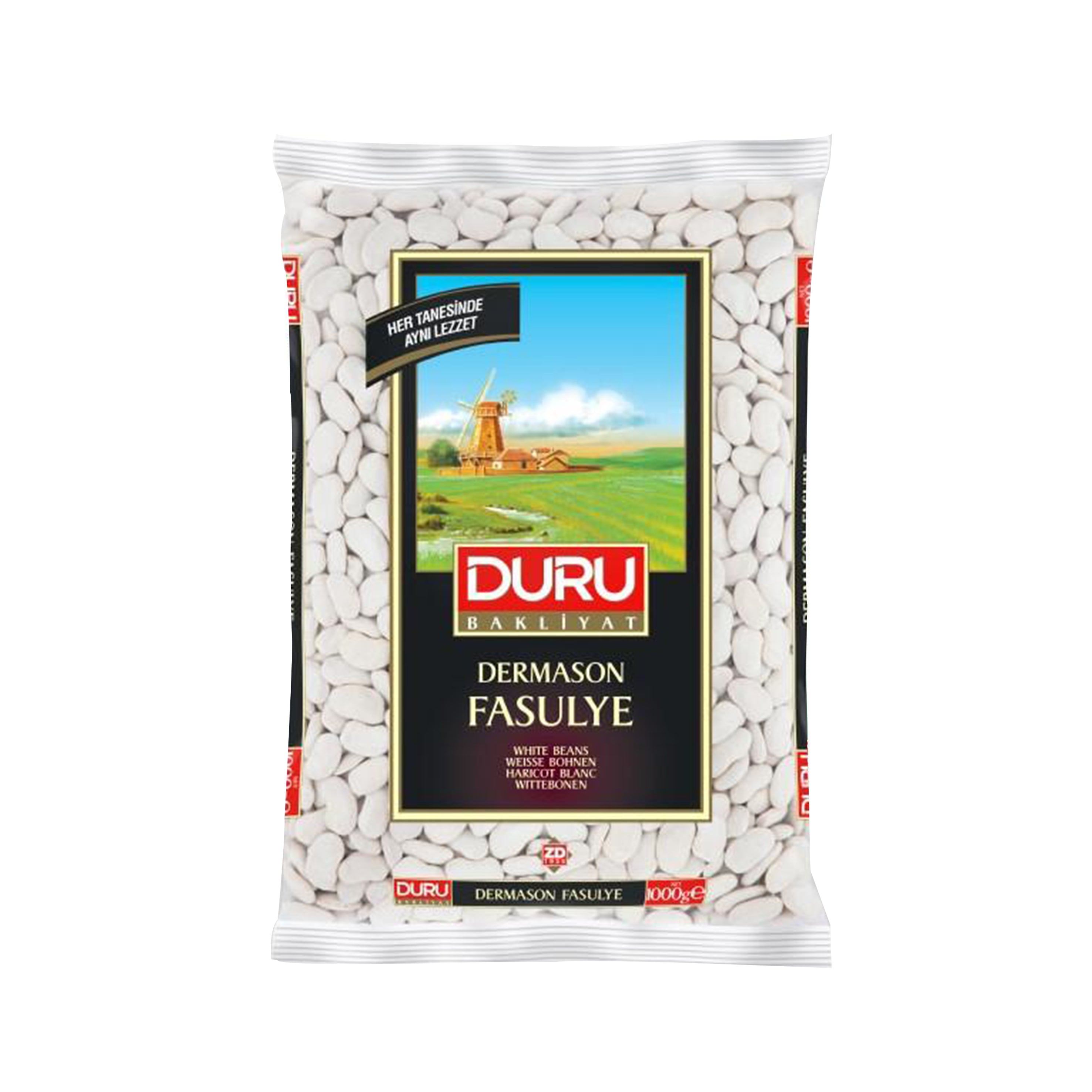 DURU White Kidney Beans (Yerli Dermason Kuru Fasulye) 1KG