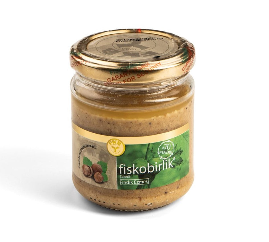 Fiskobirlik 100% Natural Hazelnut Paste With Sugar (Sekerli Findik Ezmesi)