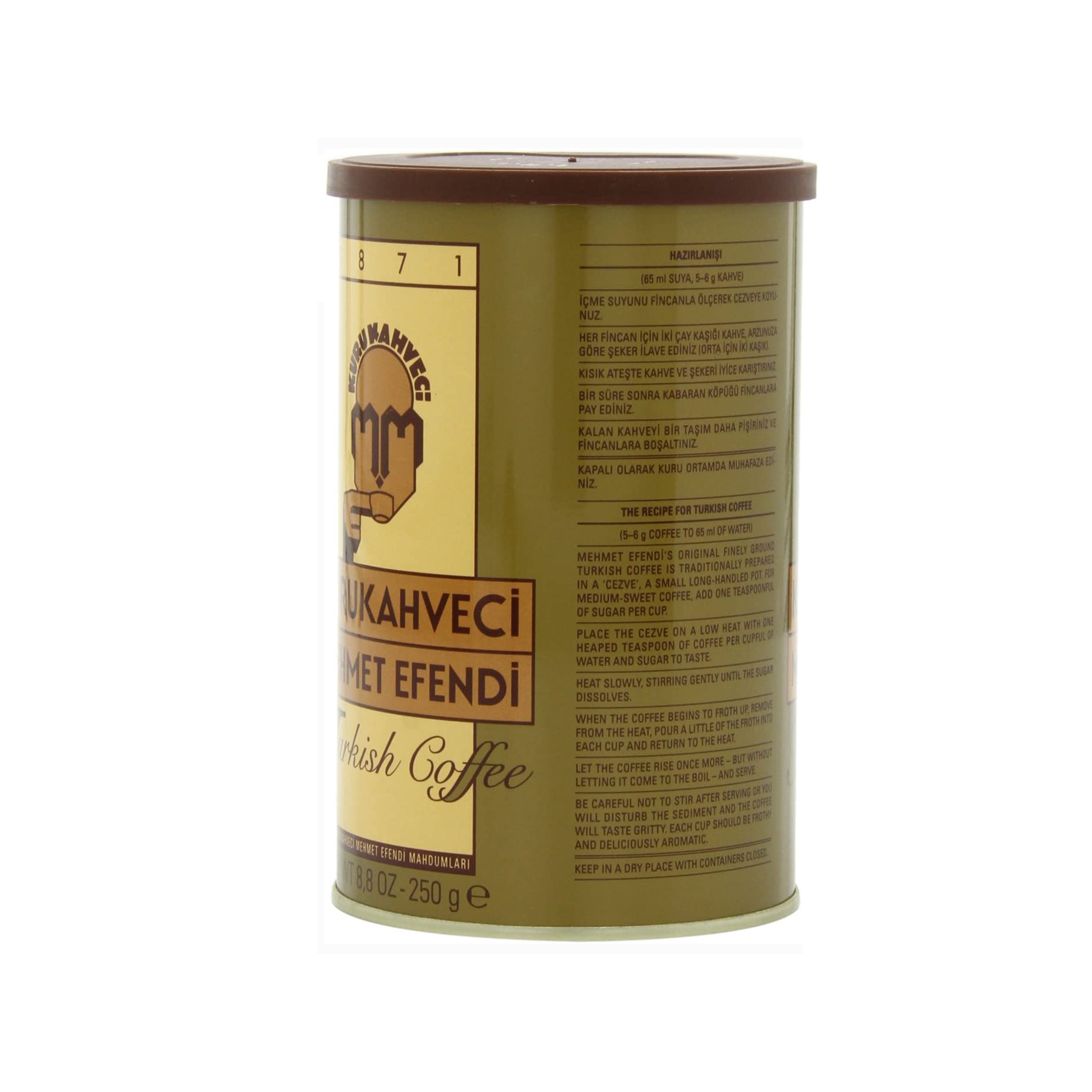 Kurukahveci Mehmet Efendi Turkish Coffee (Turk Kahvesi) 250g