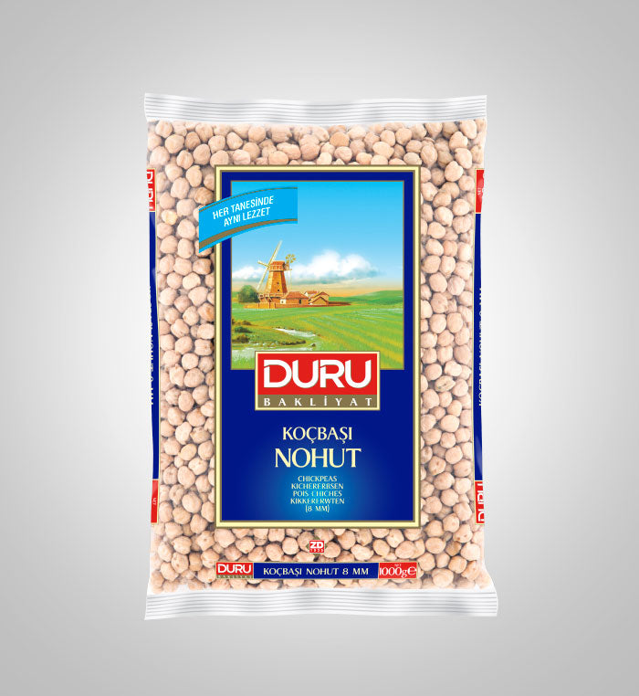 Duru Chickpeas Yerli Kocbasi Nohut 9mm