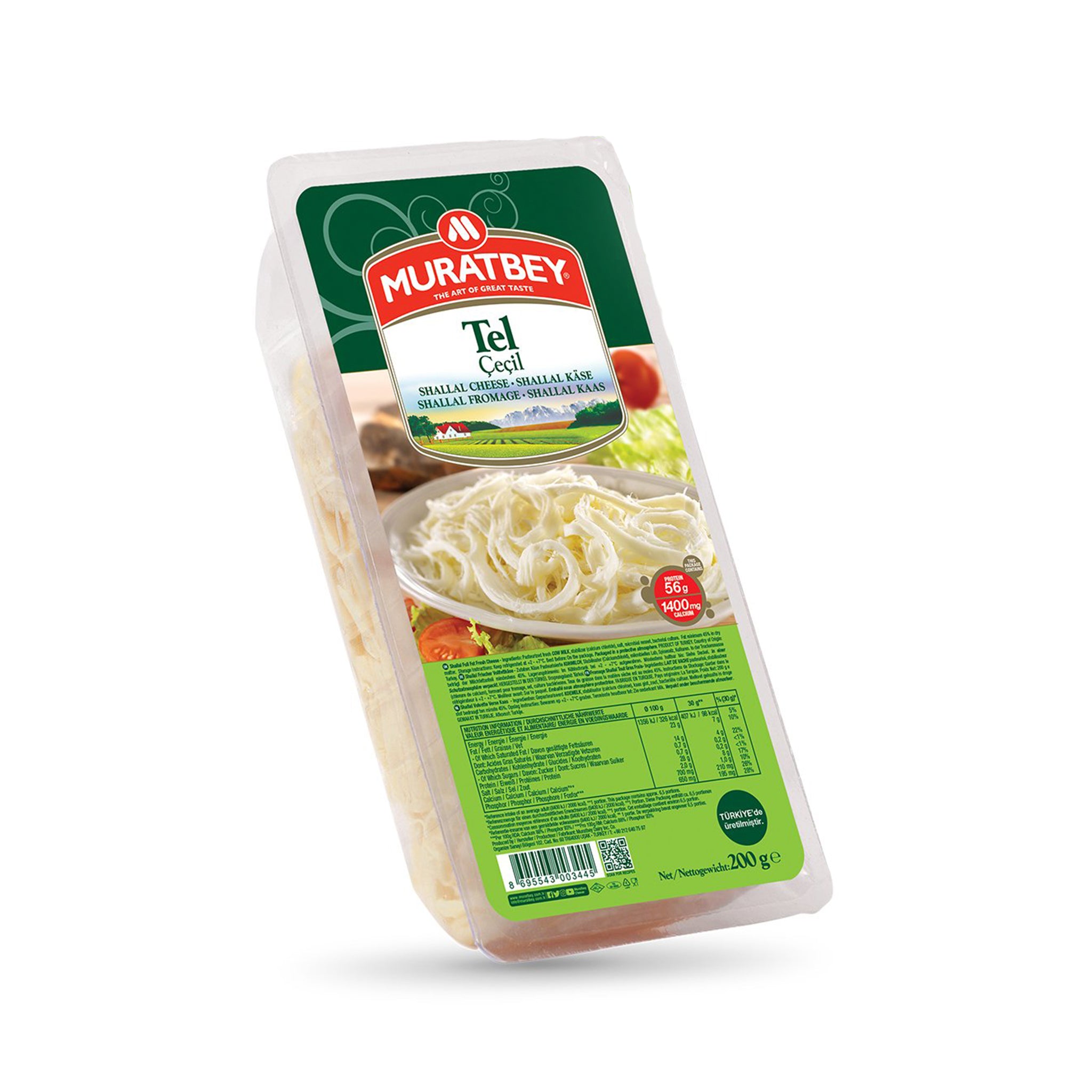 Muratbey Shallah Cheesee Tel Cecil Peynir (ÇEÇİL PEYNİR)