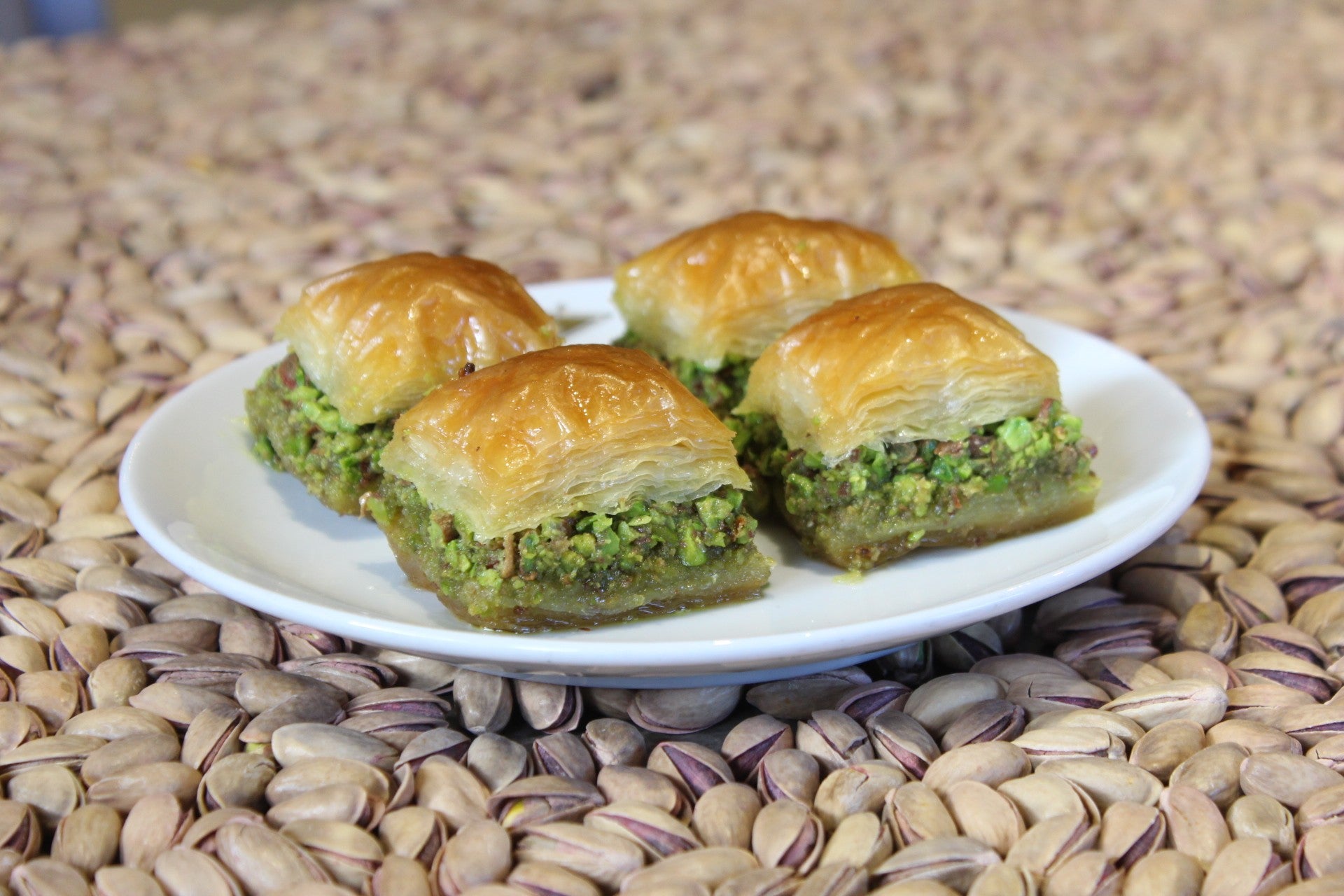 Anthap Special Baklava with Antep Pistachio (Özel Baklava Bol Antep Fıstıklı)