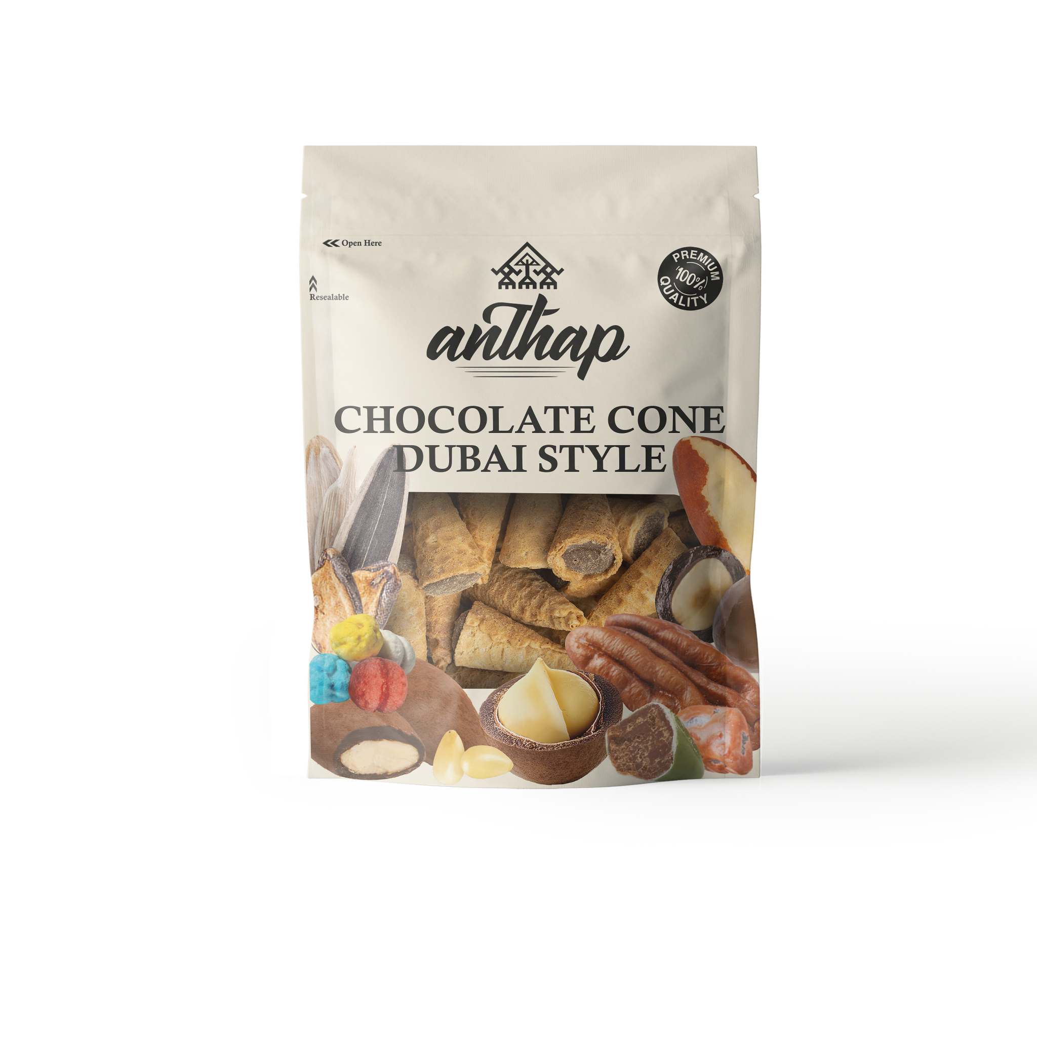 Anthap Chocolate Cone Dubai Style