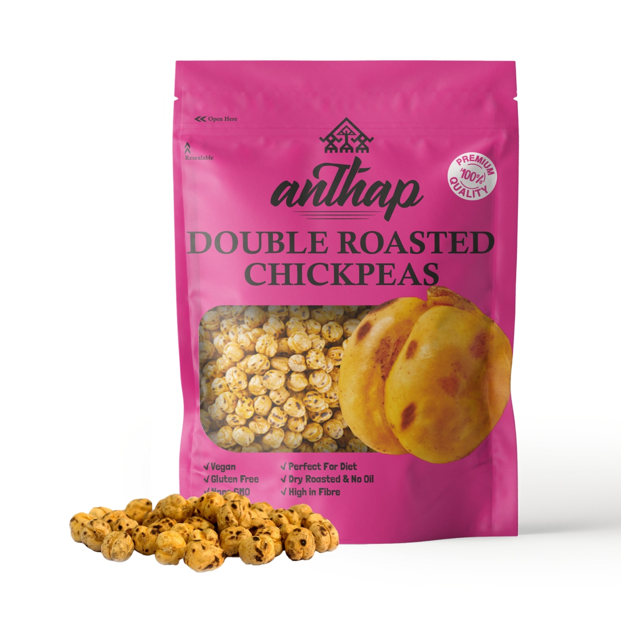 Anthap Yellow Double Roasted Chickpeas