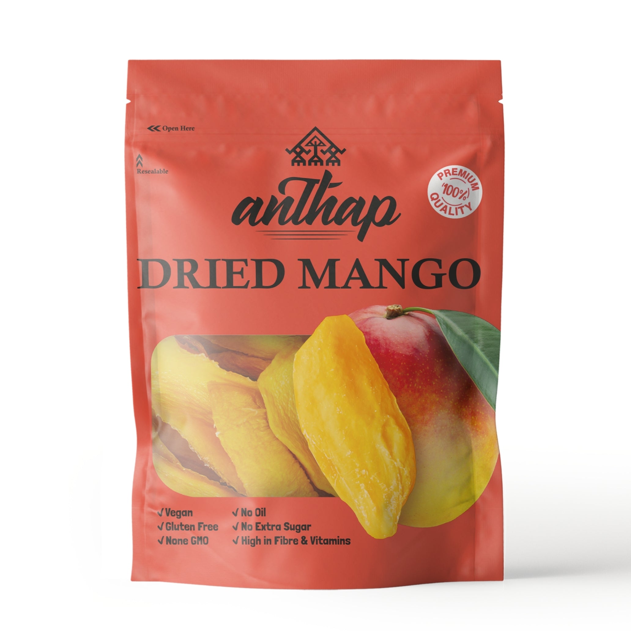 Anthap Premium Quality Dried Mango - No Added Sugar