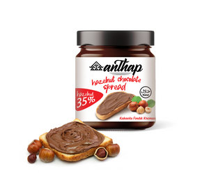 Anthap Hazelnut Chocolate Spread (%35 Hazelnut) - Kakaolu Findik Kremasi - No Palm Oil.