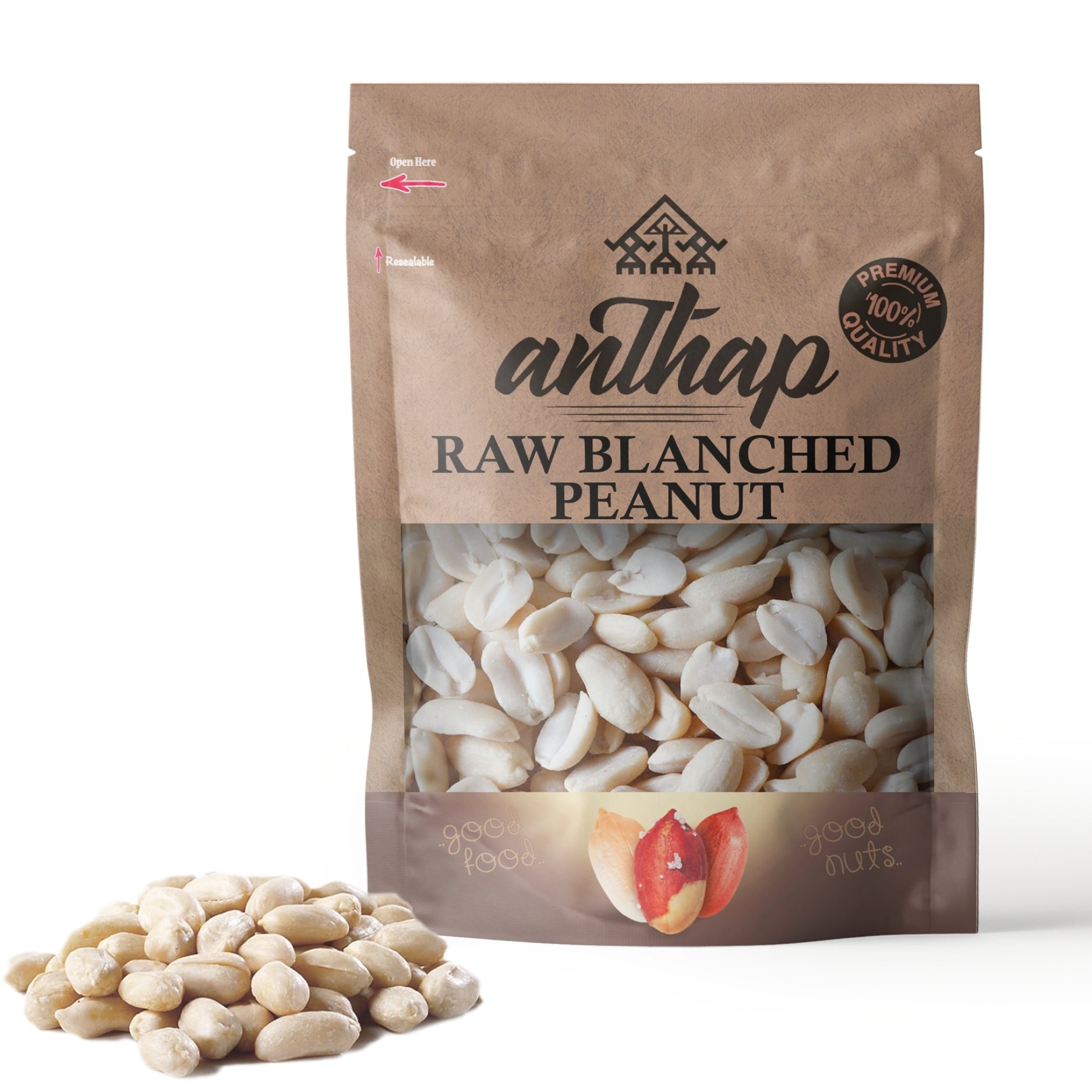 Anthap Raw Turkish Blanched Peanut