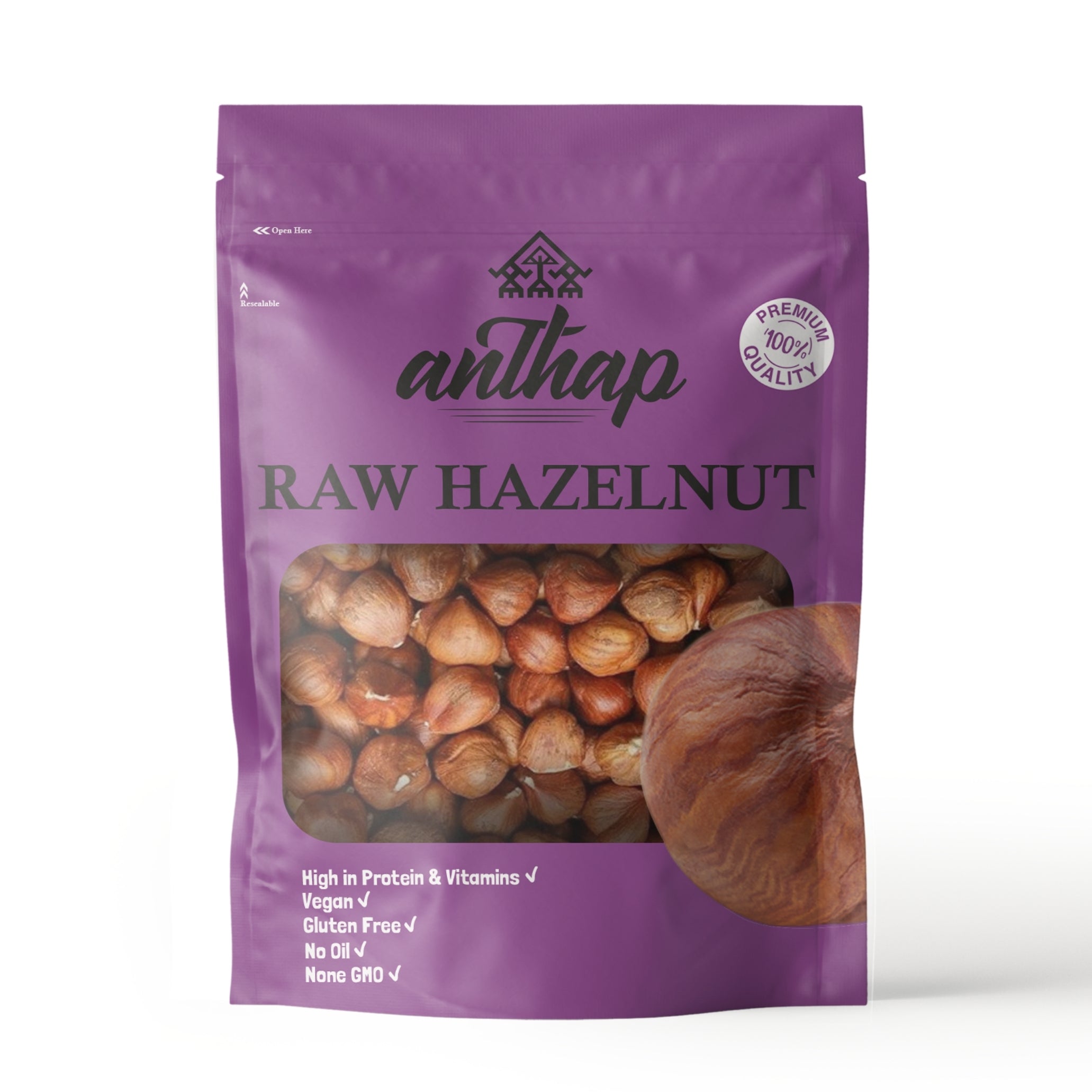Anthap Natural Raw Hazelnut