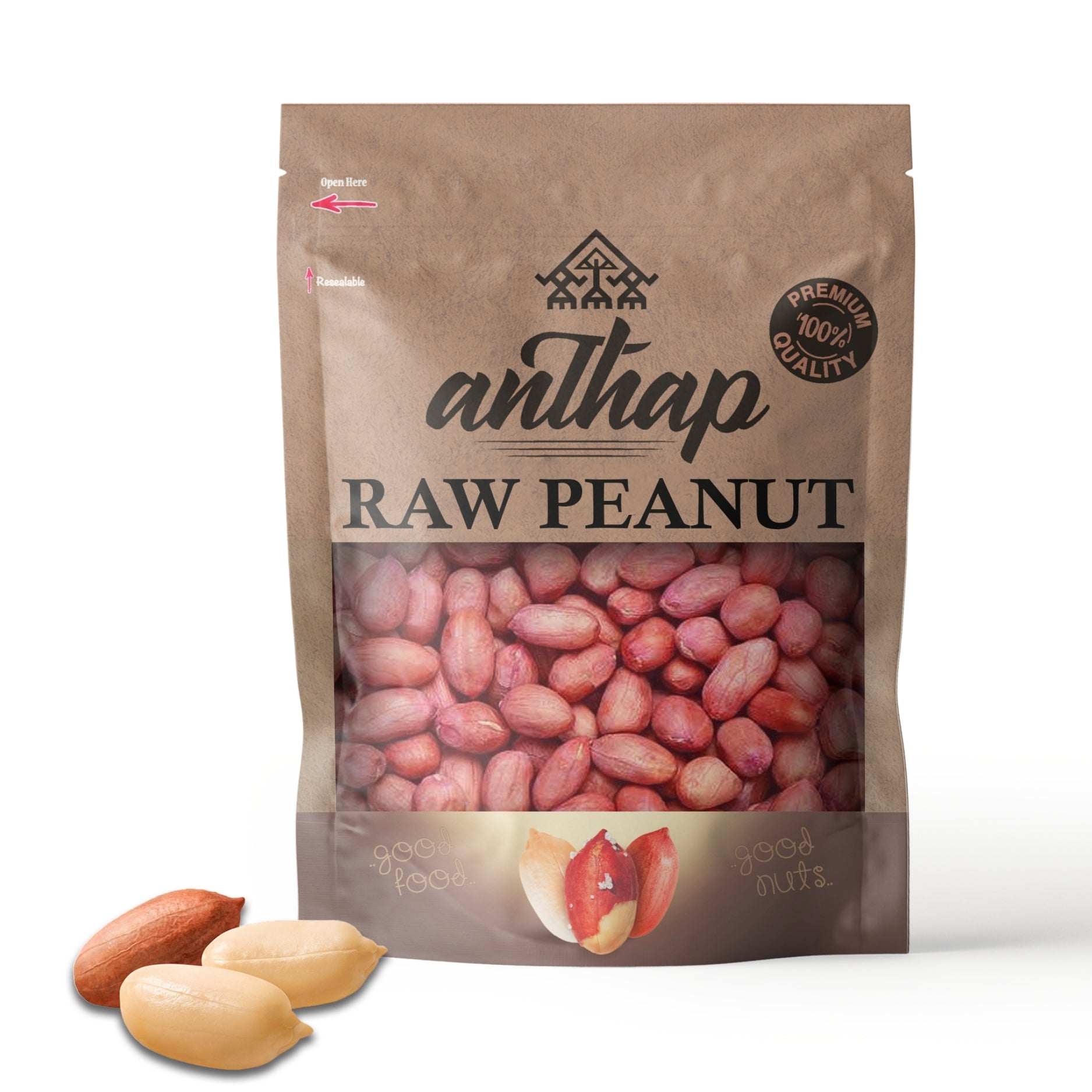 Anthap Premium Quality Turkish Raw Peanut with Skin