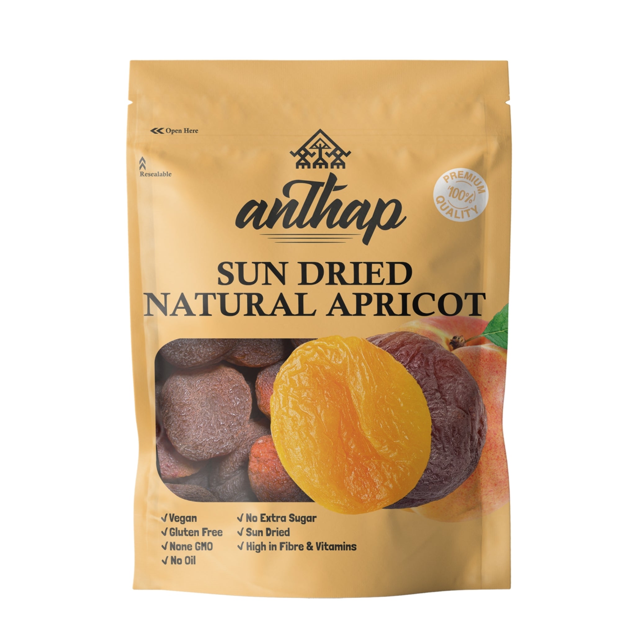 Anthap Jumbo Natural Brown Apricot