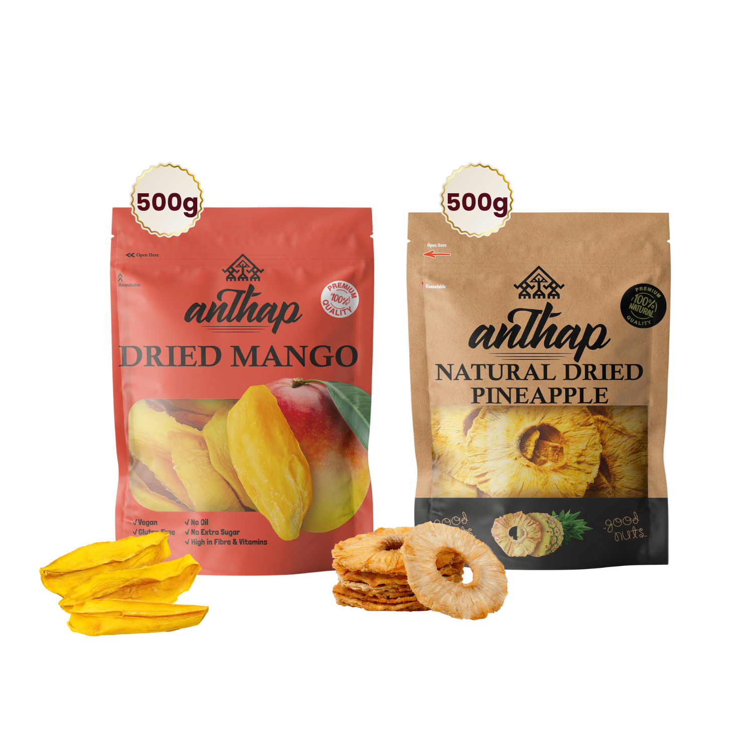 Anthap Tropical Bundle - Dried Mango & Dried Pineapple