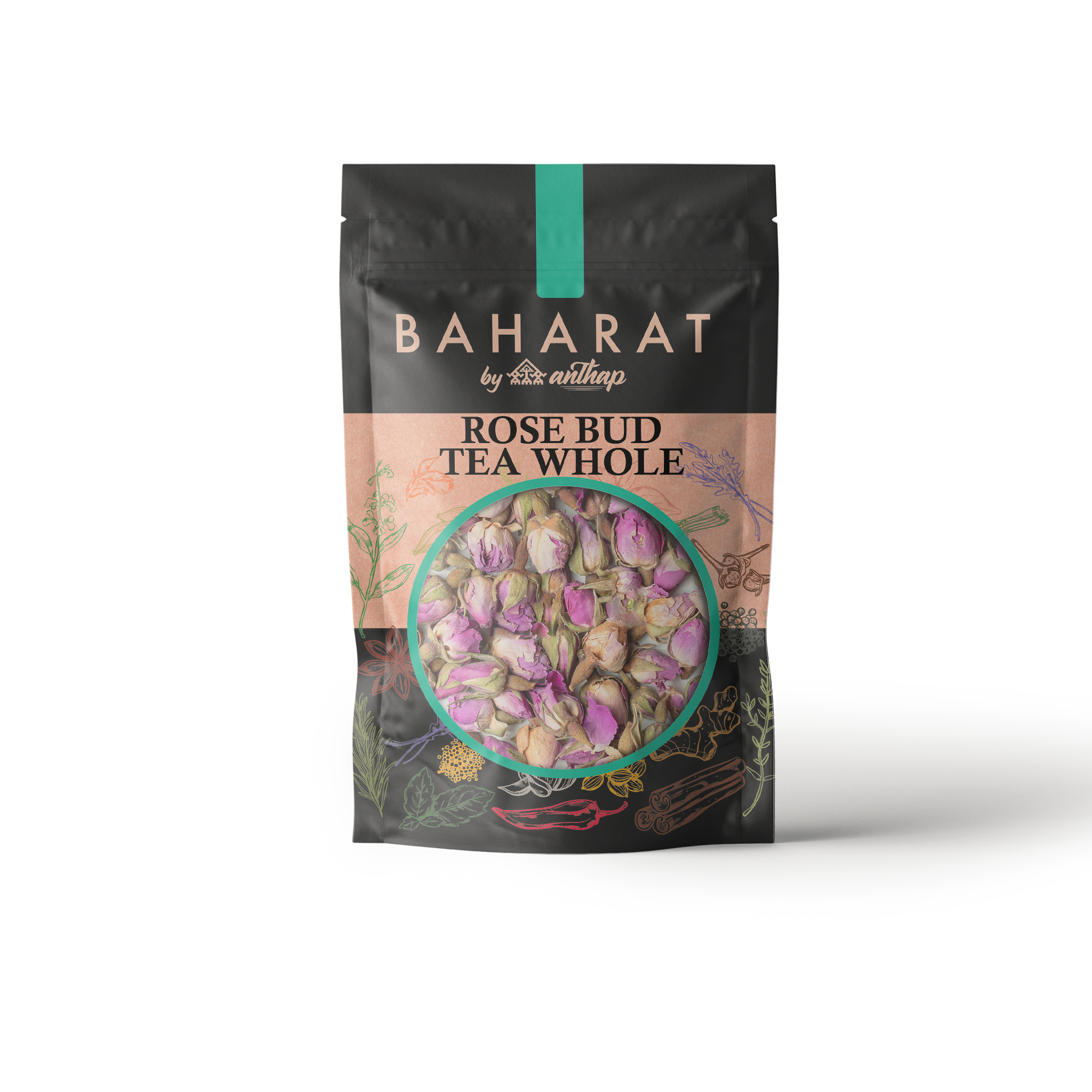 Baharat by Anthap Rose Bud Tea Whole